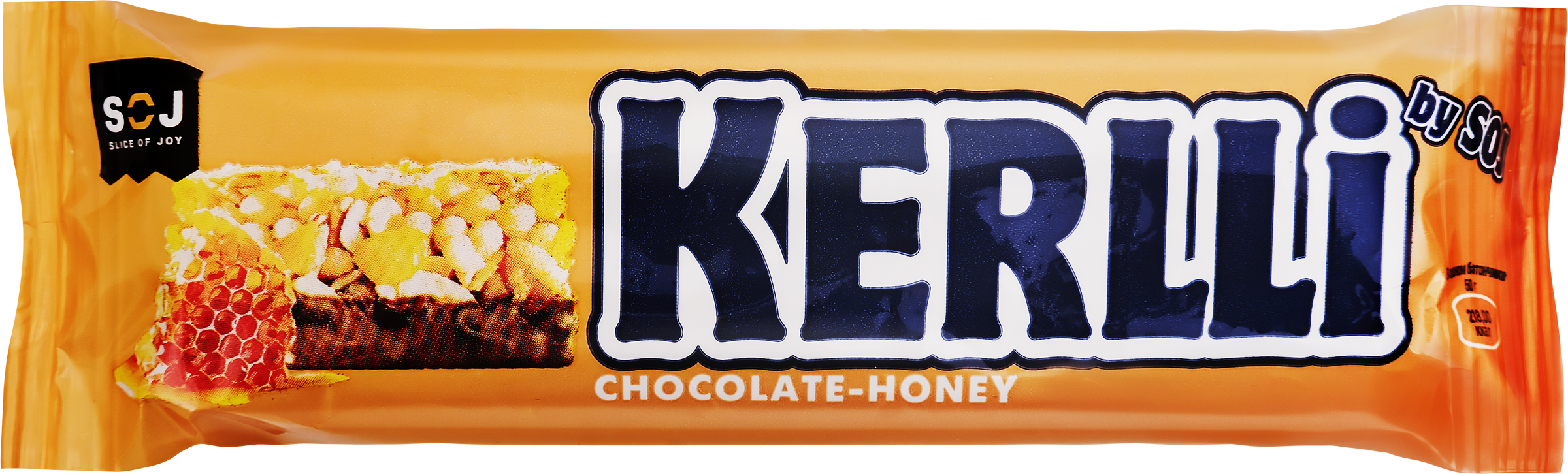 Изображение товара Злаковый батончик SOJ Kerlli с медом в молочном шоколаде 50г