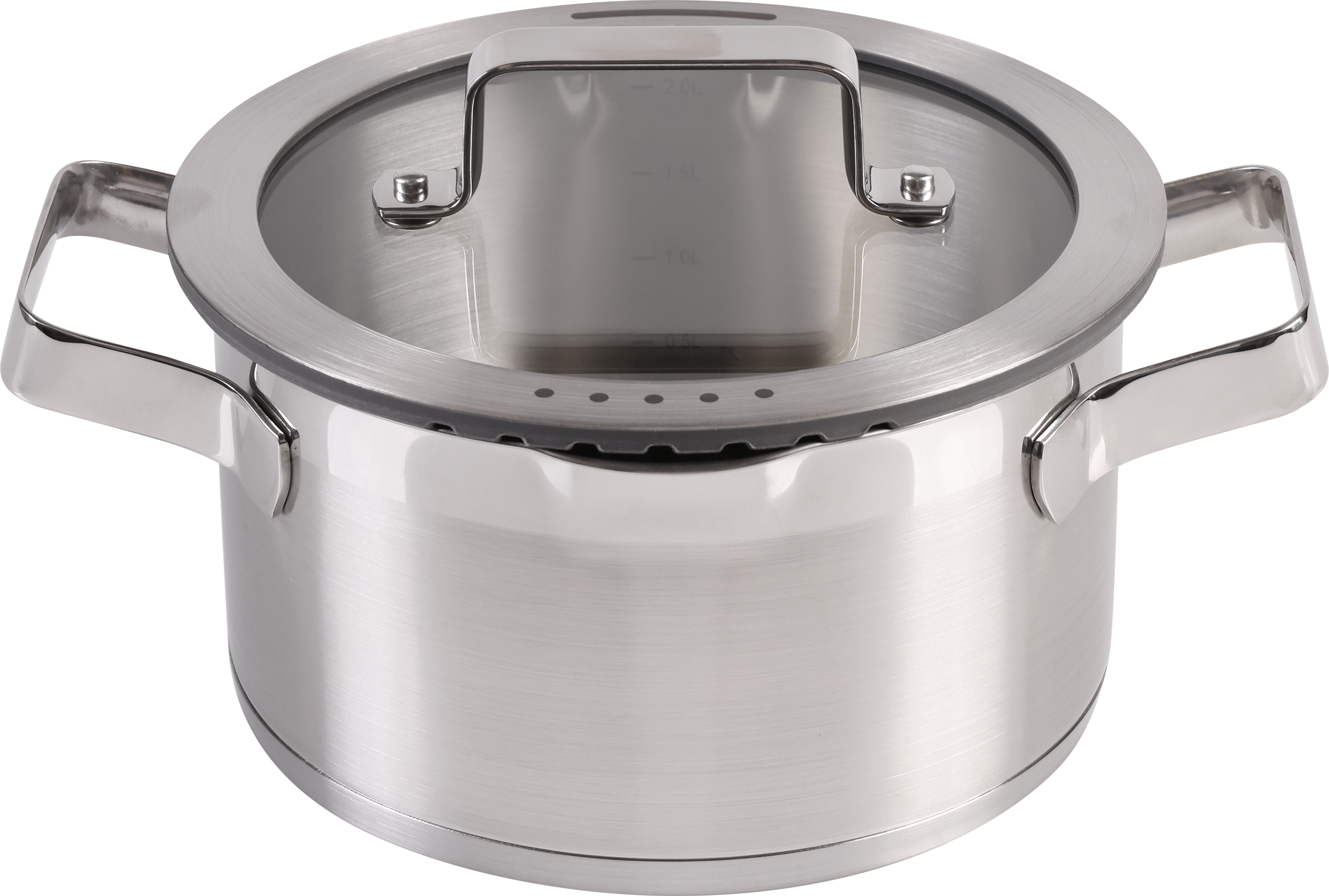 Изображение товара Кастрюля HOPPS Signature из нержавеющей стали 2.4л с крышкой