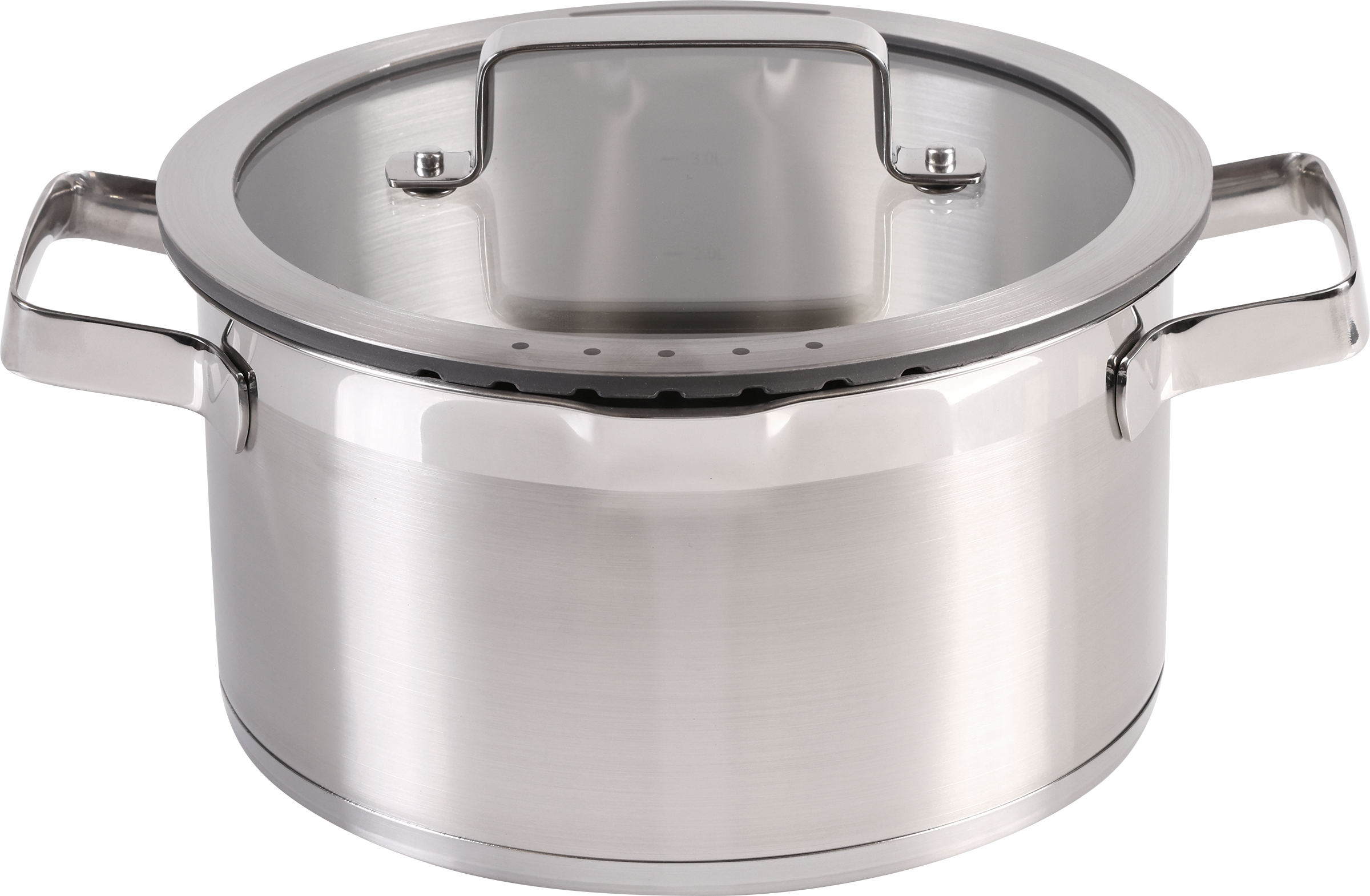 Изображение товара Кастрюля HOPPS Signature 4.3л из нержавеющей стали с крышкой