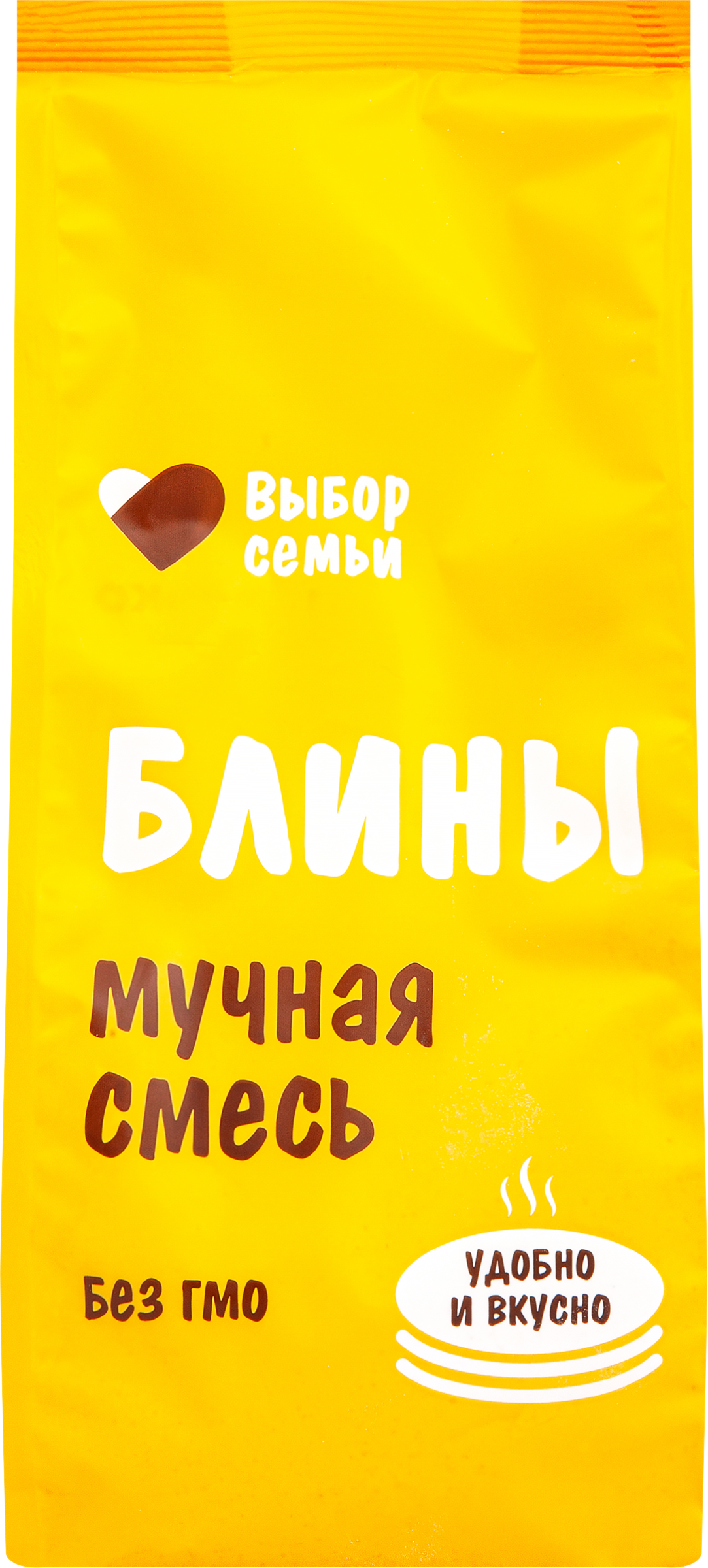 Изображение товара Смесь мучная ВЫБОР СЕМЬИ Блины 300г для быстрого приготовления вкусных блинов