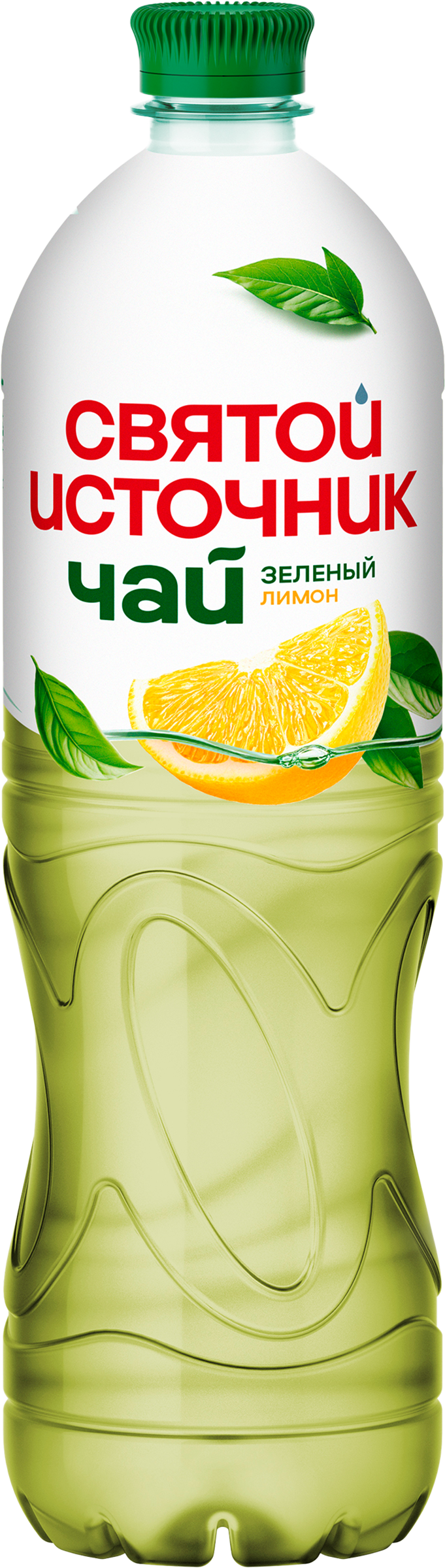 Изображение товара Напиток СВЯТОЙ ИСТОЧНИК Зеленый чай Лимон 1л негазированный