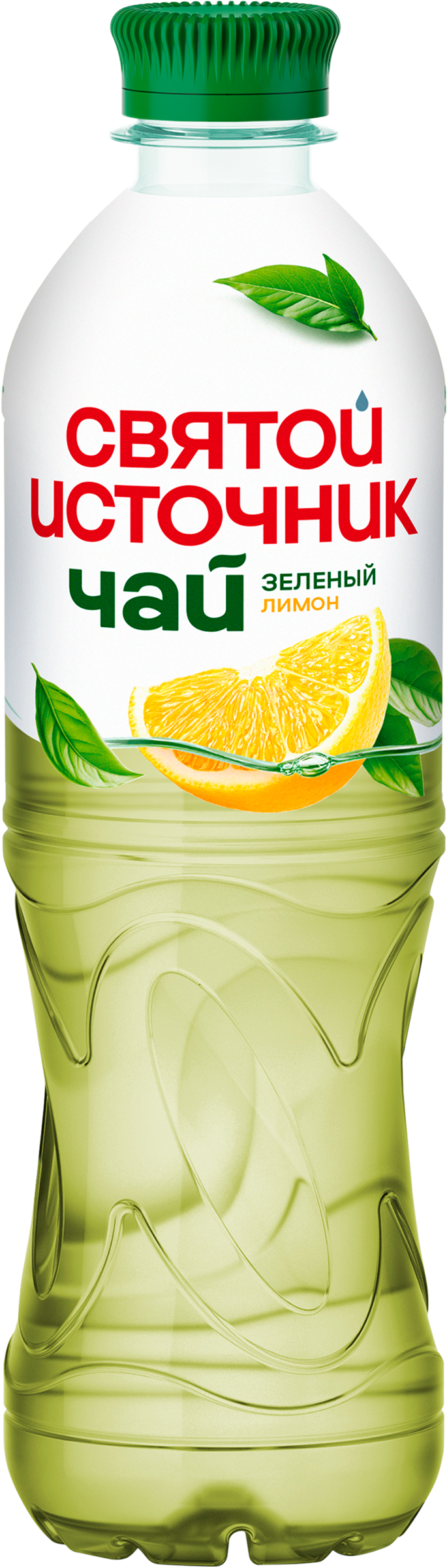 Изображение товара Напиток СВЯТОЙ ИСТОЧНИК Зеленый чай Лимон негазированный, 0.5л