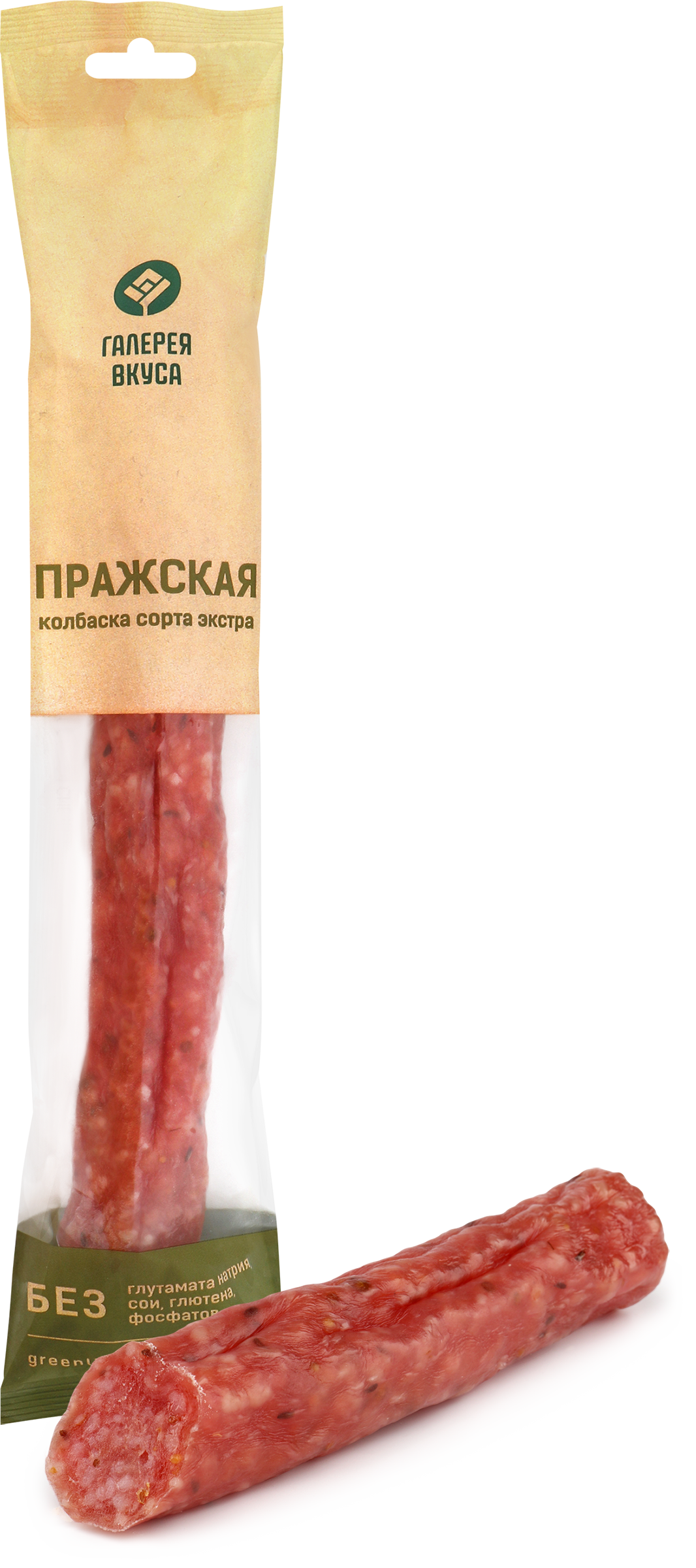 Изображение товара Колбаса сыровяленая ГАЛЕРЕЯ ВКУСА Салями Пражская, 180г