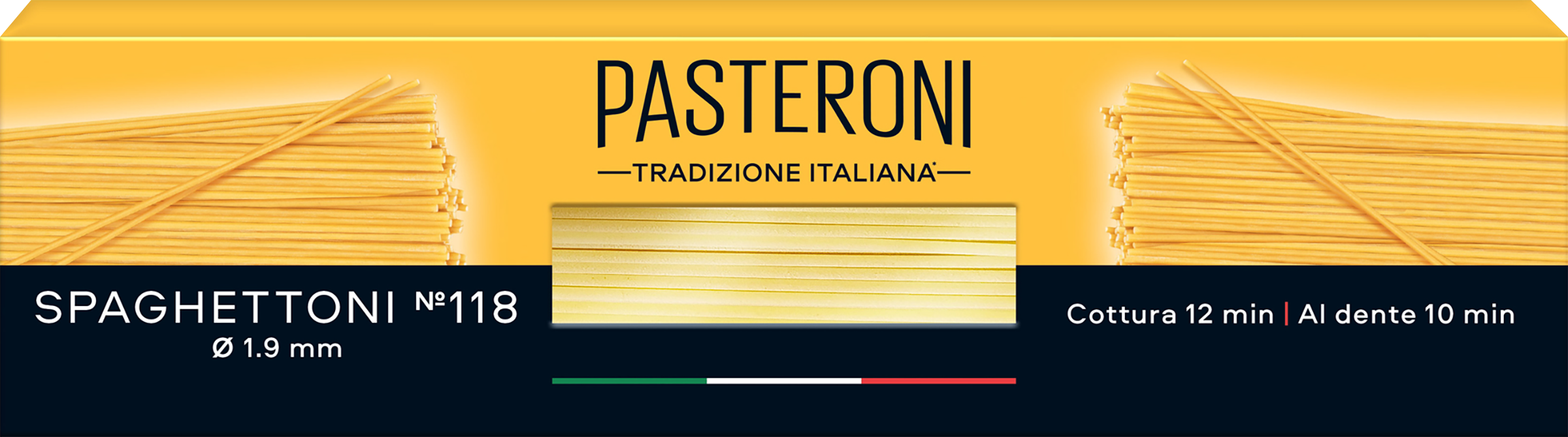 Изображение товара Макароны PASTERONI Спагеттони №118, 400г