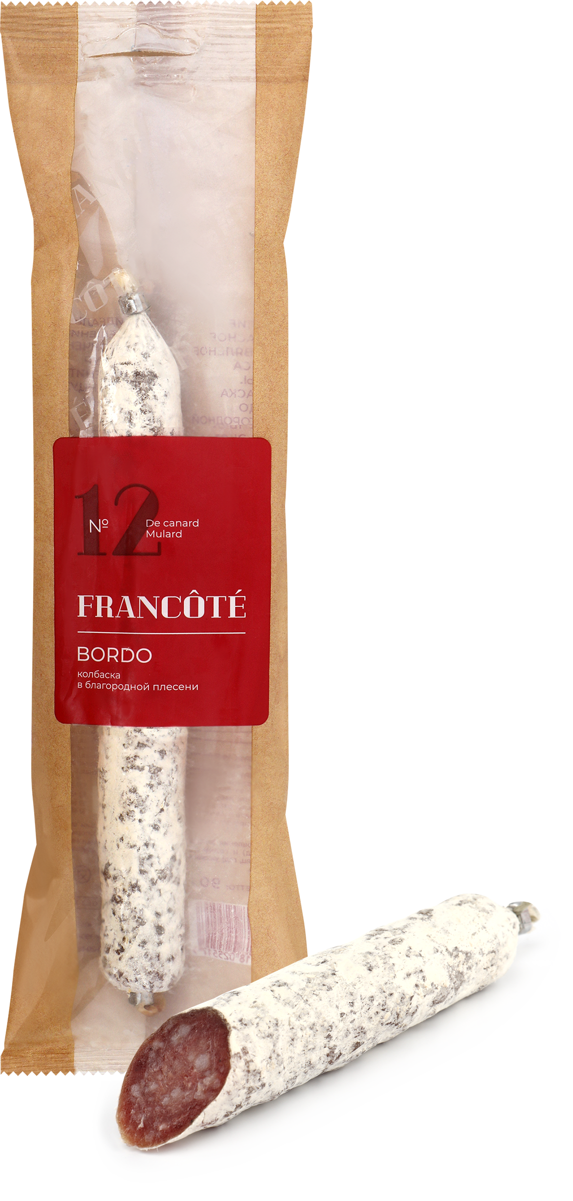 Изображение товара Сыровяленая колбаса FRANCOTE Салями Бордо 90г Европейский деликатес