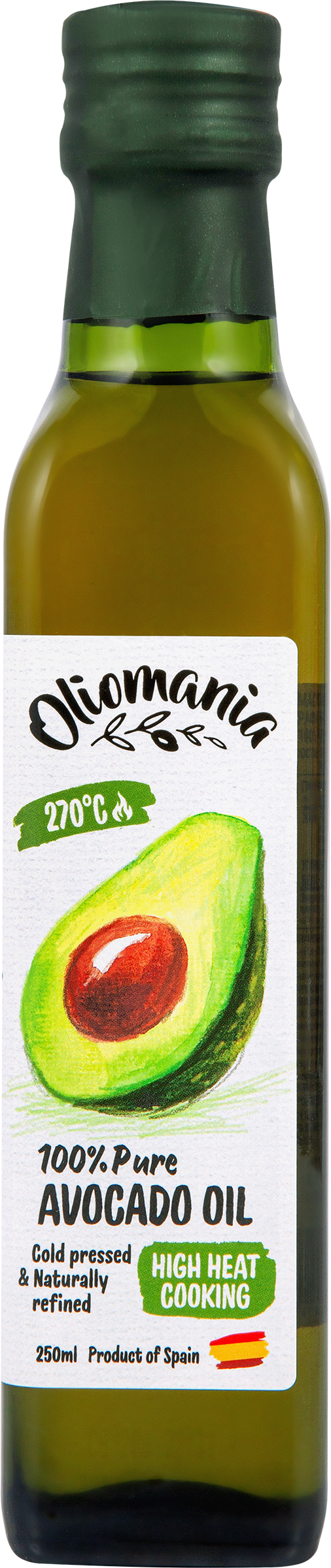 Изображение товара Масло авокадо рафинированное OLIOMANIA 250 мл натуральный продукт для здорового питания