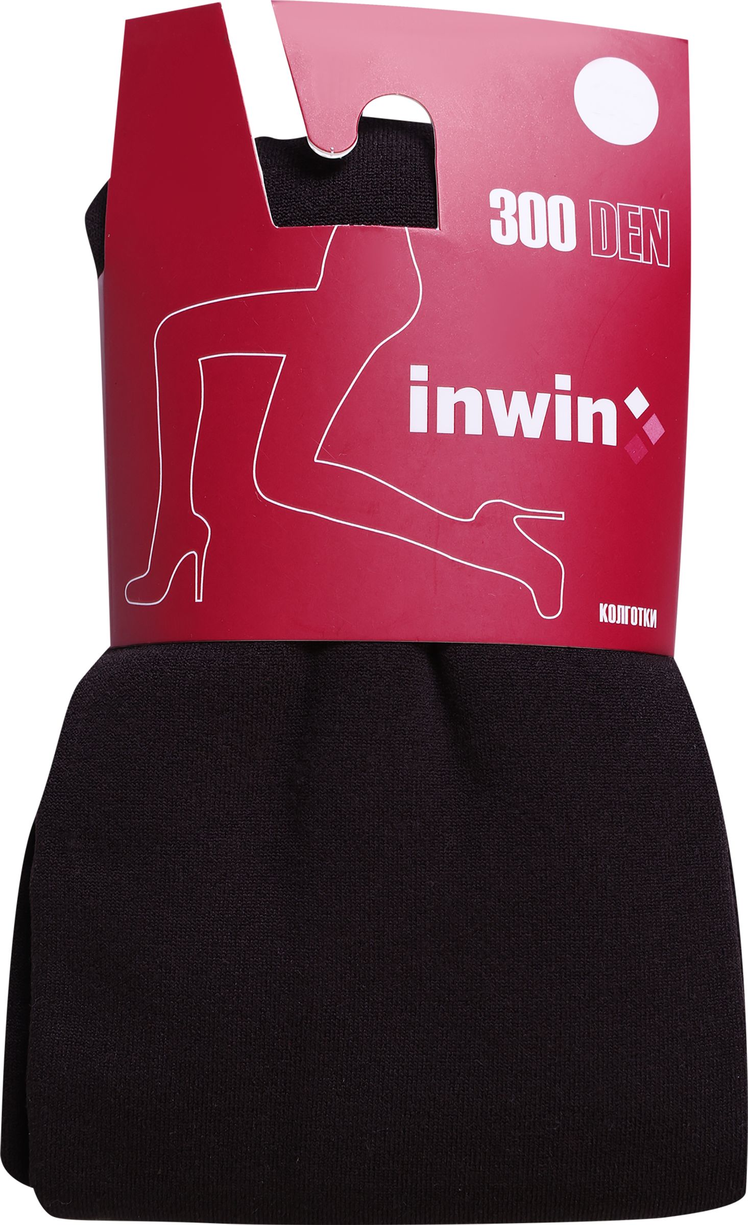 Изображение товара Женские колготки INWIN 300 den коричневый мокко плотные и теплые зимние