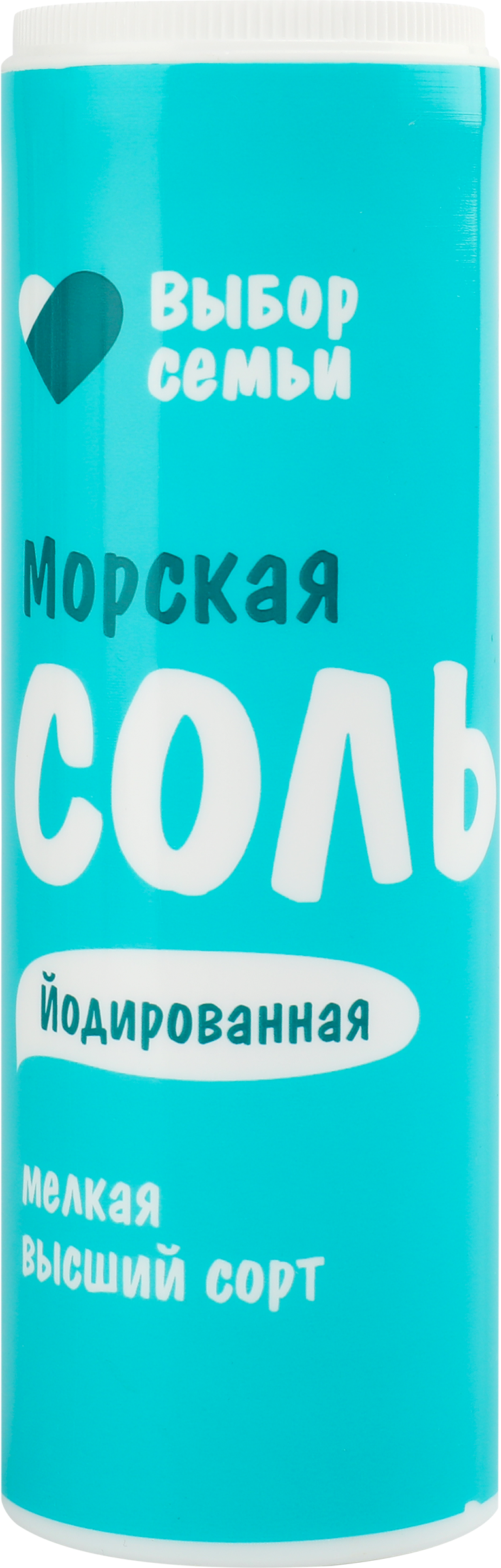 Изображение товара Соль морская ВЫБОР СЕМЬИ йодированная, 250г