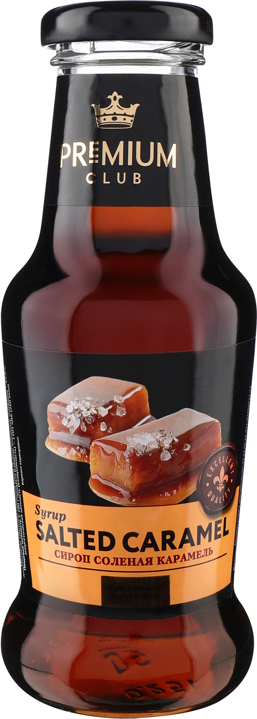 Изображение товара Сироп десертный PREMIUM CLUB Соленая карамель, 250мл
