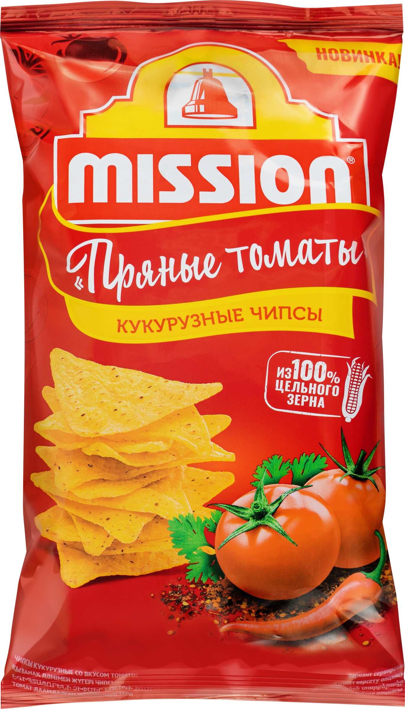 Изображение товара Чипсы кукурузные MISSION со вкусом томатов, 150г