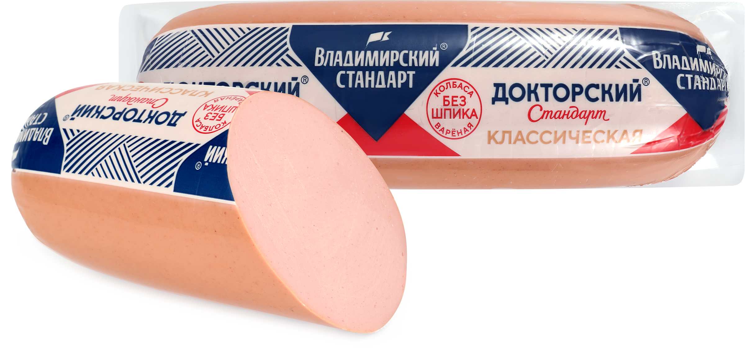 Изображение товара Колбаса вареная ВЛАДИМИРСКИЙ СТАНДАРТ Классическая, весовая, Россия