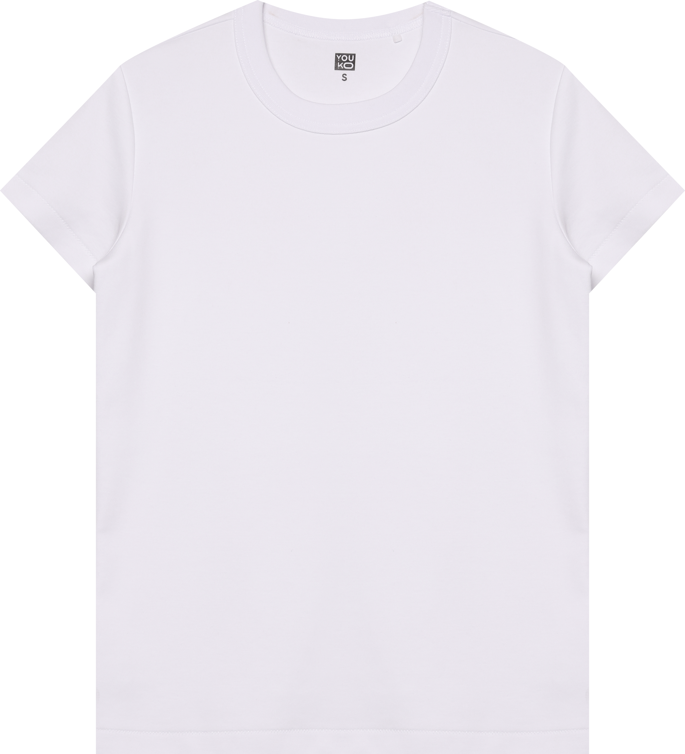 Изображение товара Женская футболка INWIN из плотного хлопка, белая, Арт. YK-1