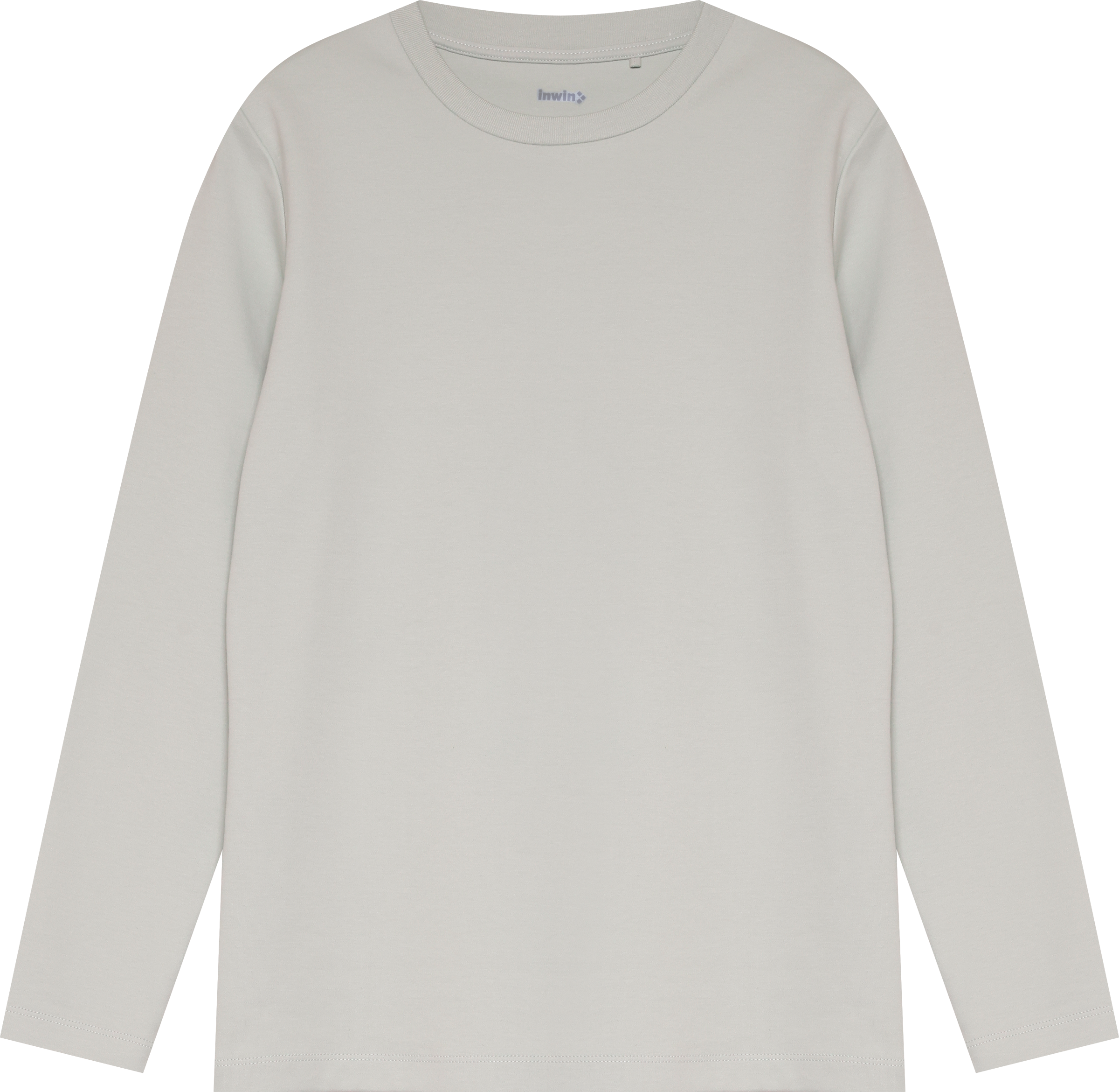 Изображение товара Женский длинный лонгслив INWIN из плотного хлопка зеленый XS-XL