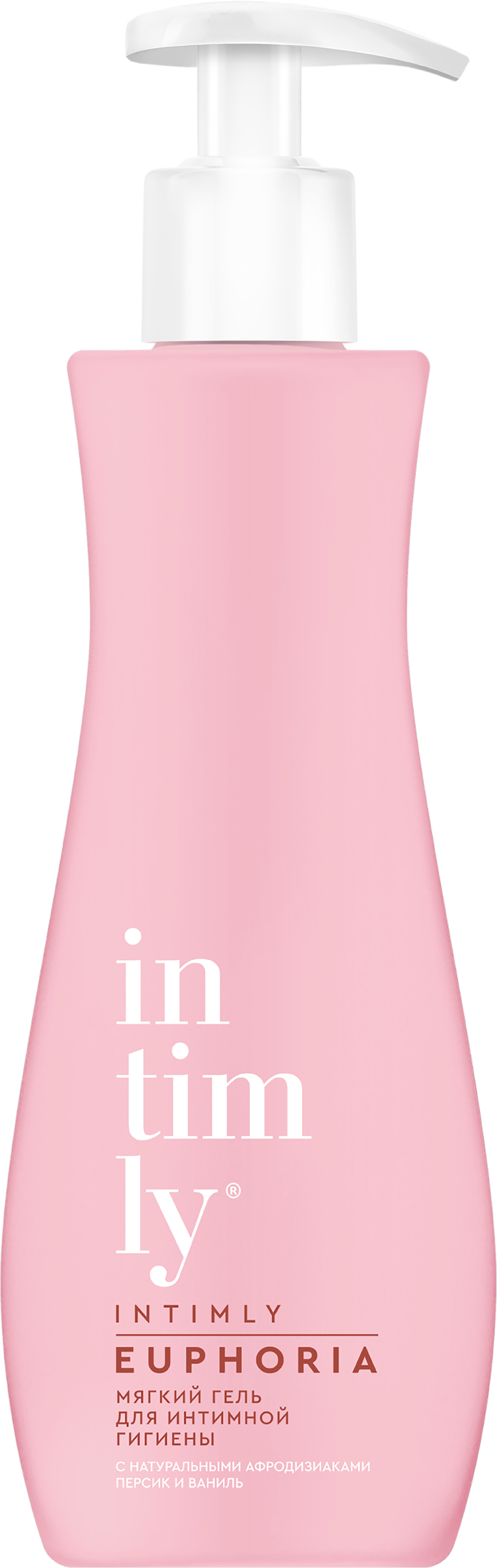 Изображение товара Гель для интимной гигиены INTIMLY Euphoria Персик ваниль 220мл мягкое средство