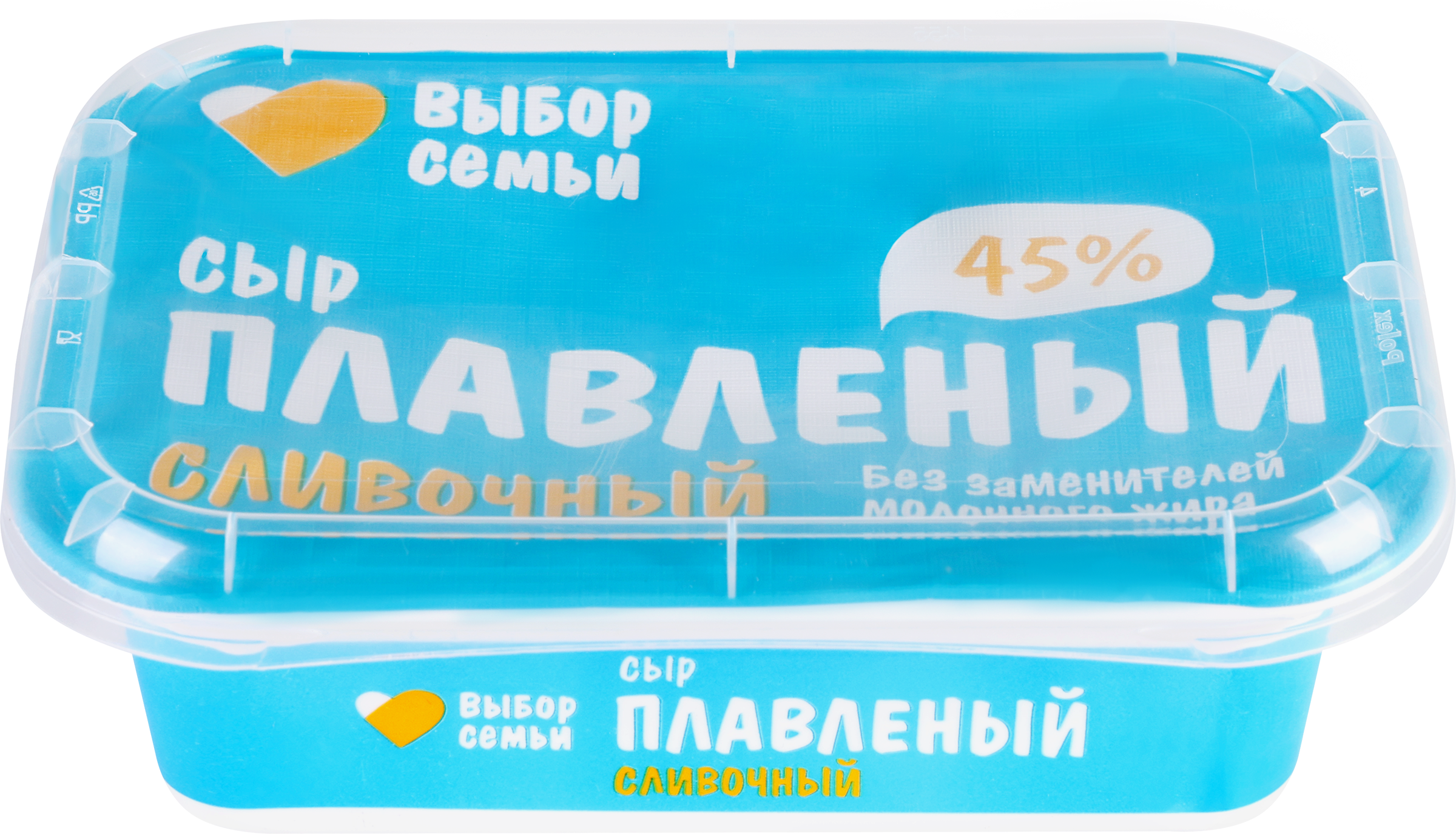 Изображение товара Сыр плавленый ВЫБОР СЕМЬИ 45% без змж, 180г, пастообразный