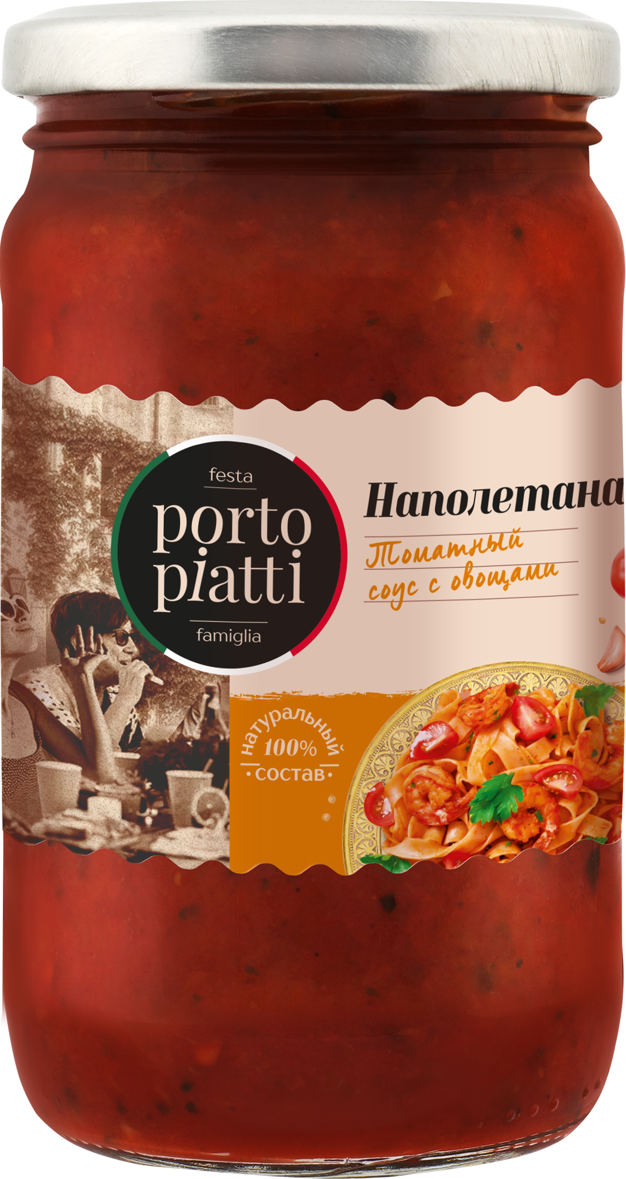 Изображение товара Соус томатный PORTO PIATTI Napoletana, с овощами, 350г