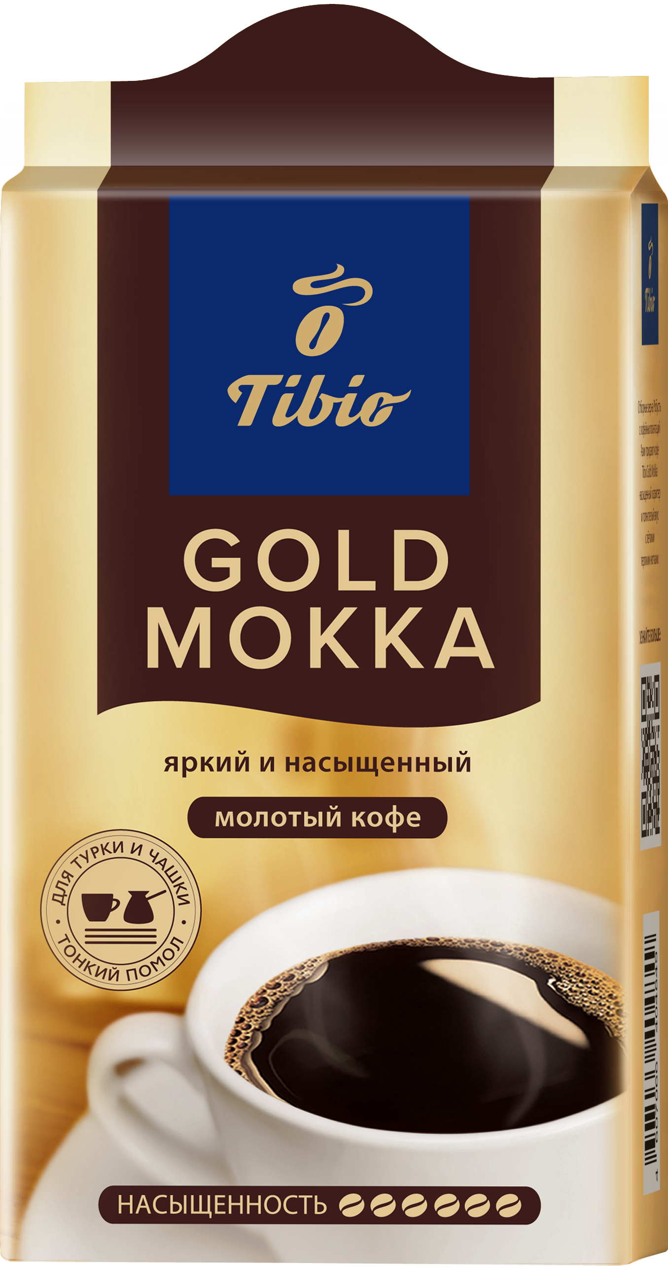 Изображение товара Кофе молотый TIBIO Gold Мокка натуральный жареный 250г