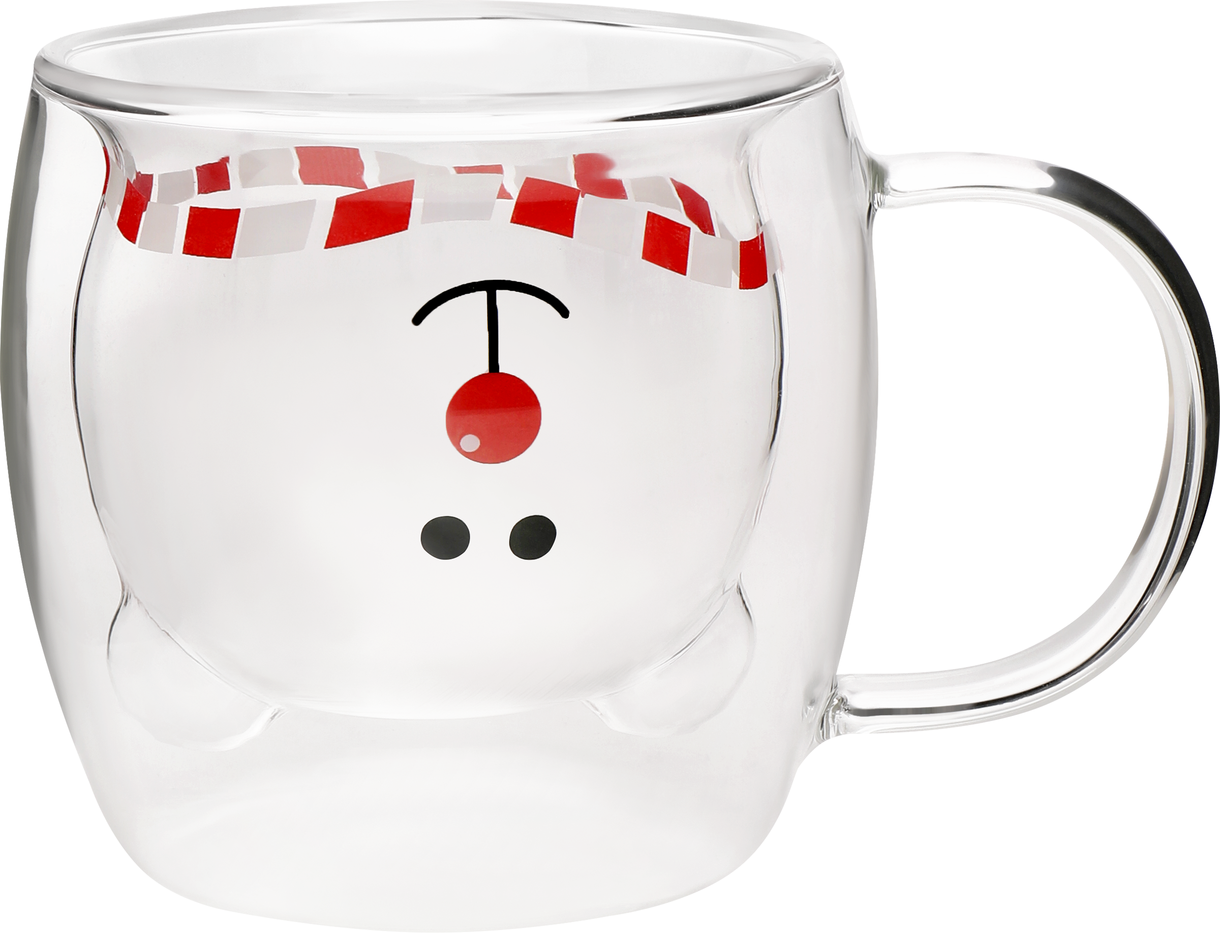 Изображение товара Кружка HOMECLUB Мишка с двойными стенками стекло 250мл