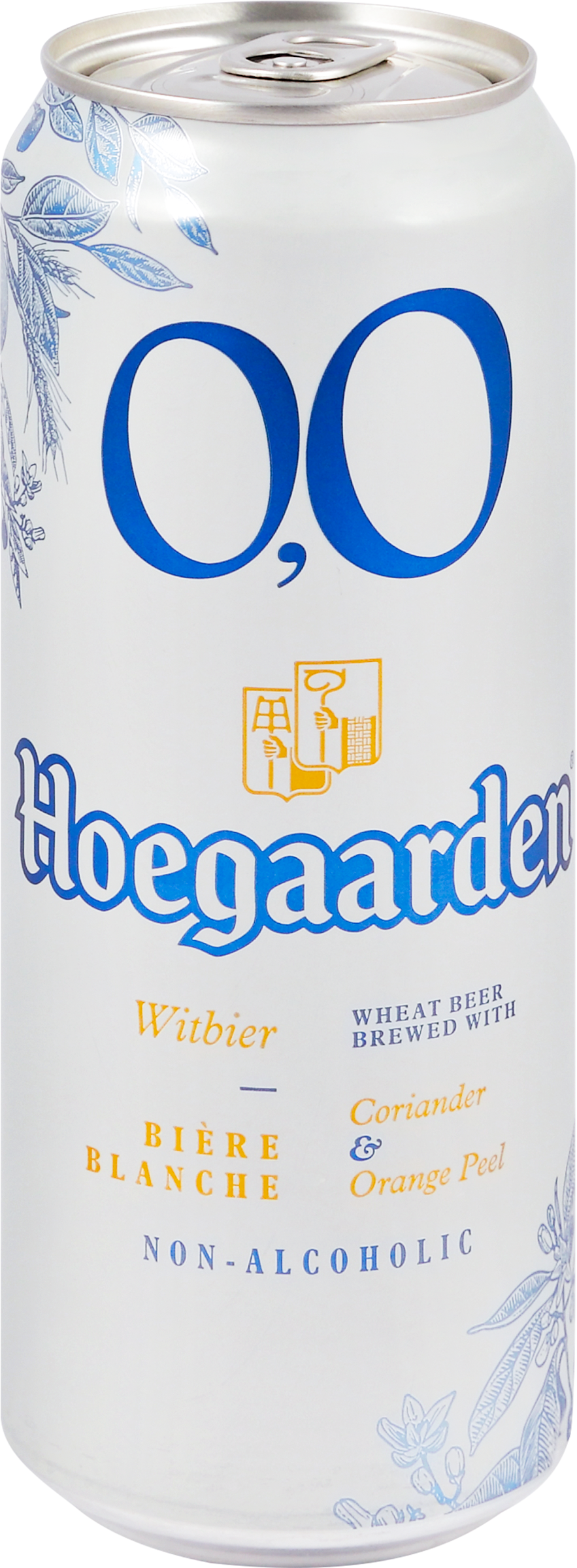 Изображение товара Безалкогольное пиво HOEGAARDEN 0,0% Пшеничное 0,45л банка