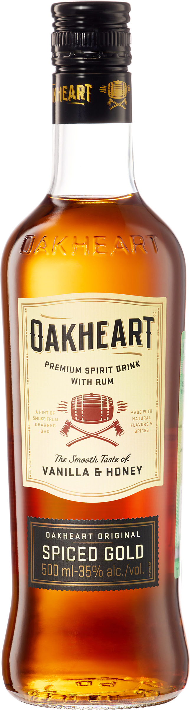 Изображение товара Коктейль OAKHEART Original Spiced Gold с ромом 35%, 0.5л