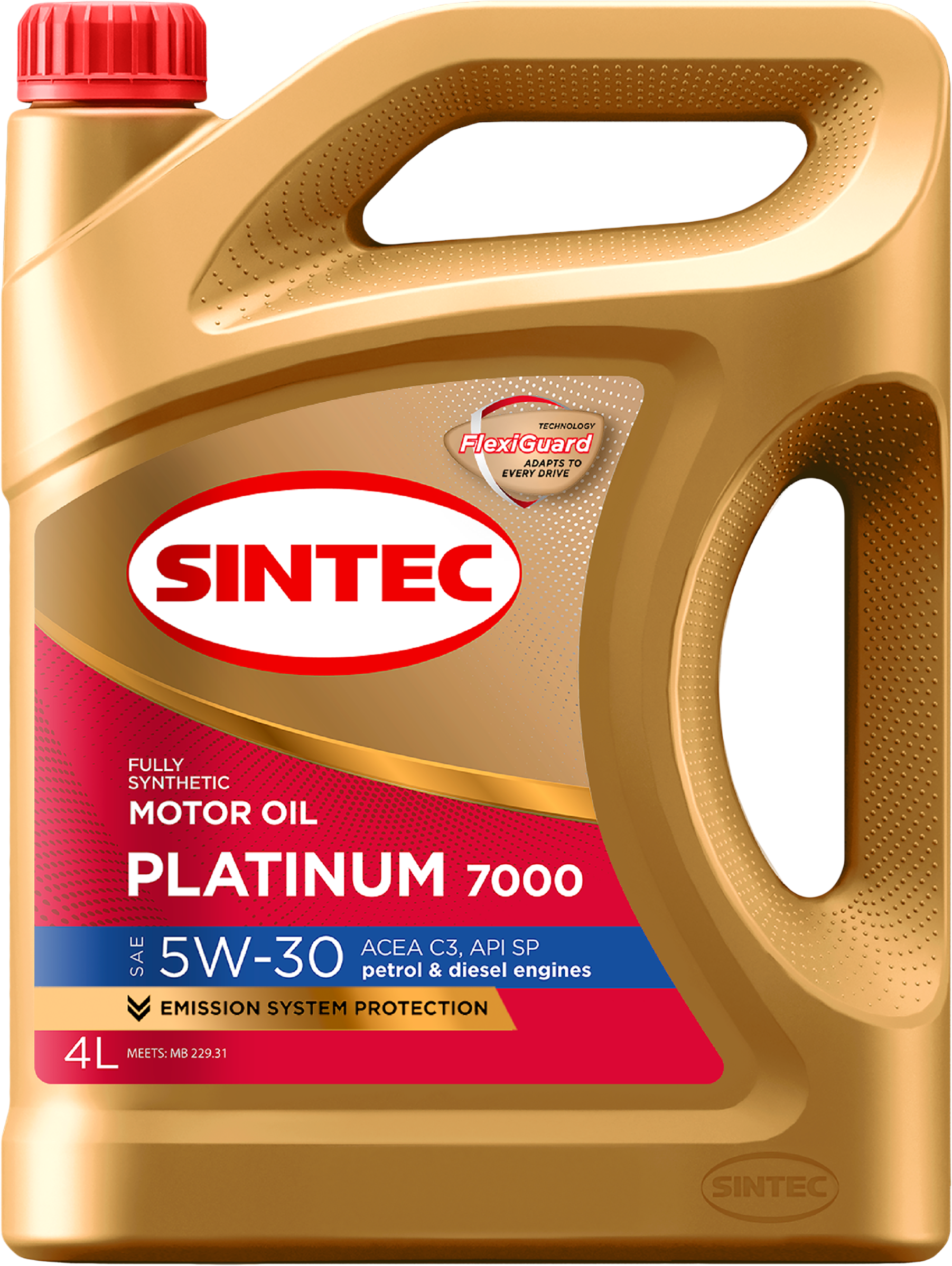 Изображение товара Масло моторное SINTEC Platinum 7000 5W-30 C3 SP 4л для автомобилей