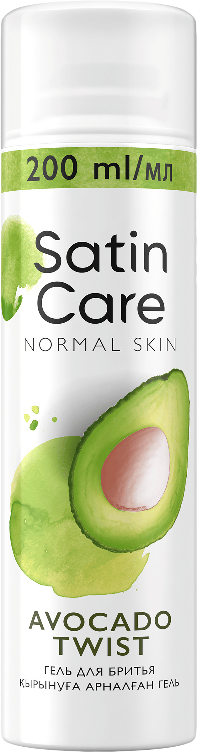 Изображение товара Гель для бритья женский SATIN CARE Avocado Twist 200мл для нормальной кожи