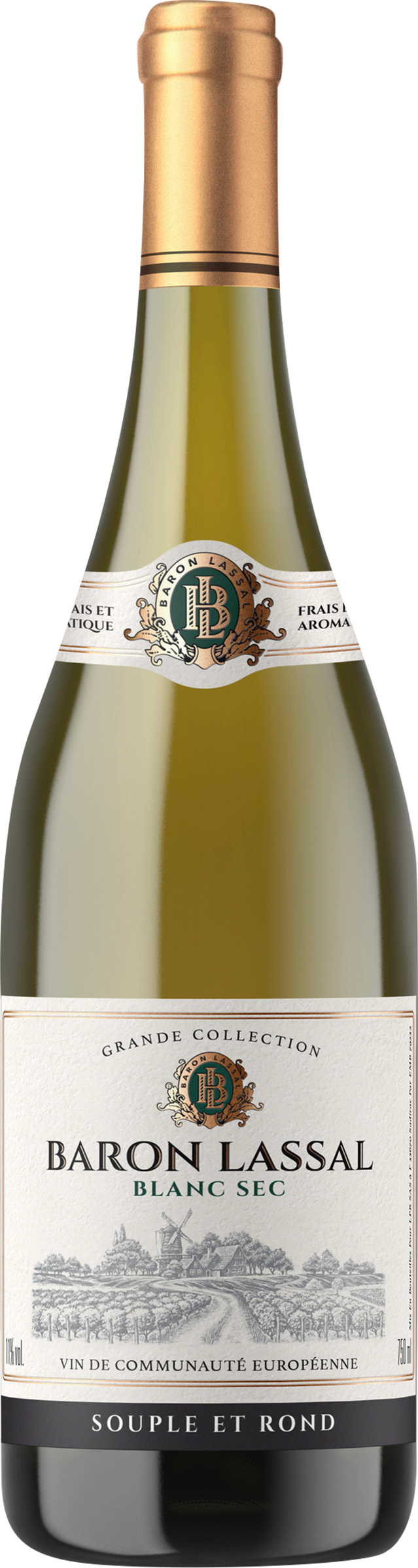 Изображение товара Вино BARON LASSAL белое сухое, 0.75л