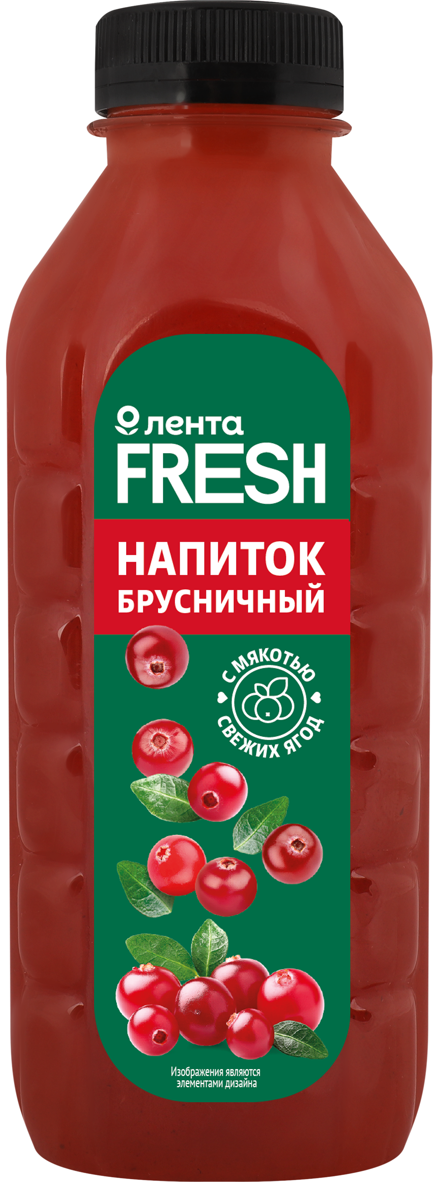 Изображение товара Напиток брусничный ЛЕНТА FRESH, 500 мл