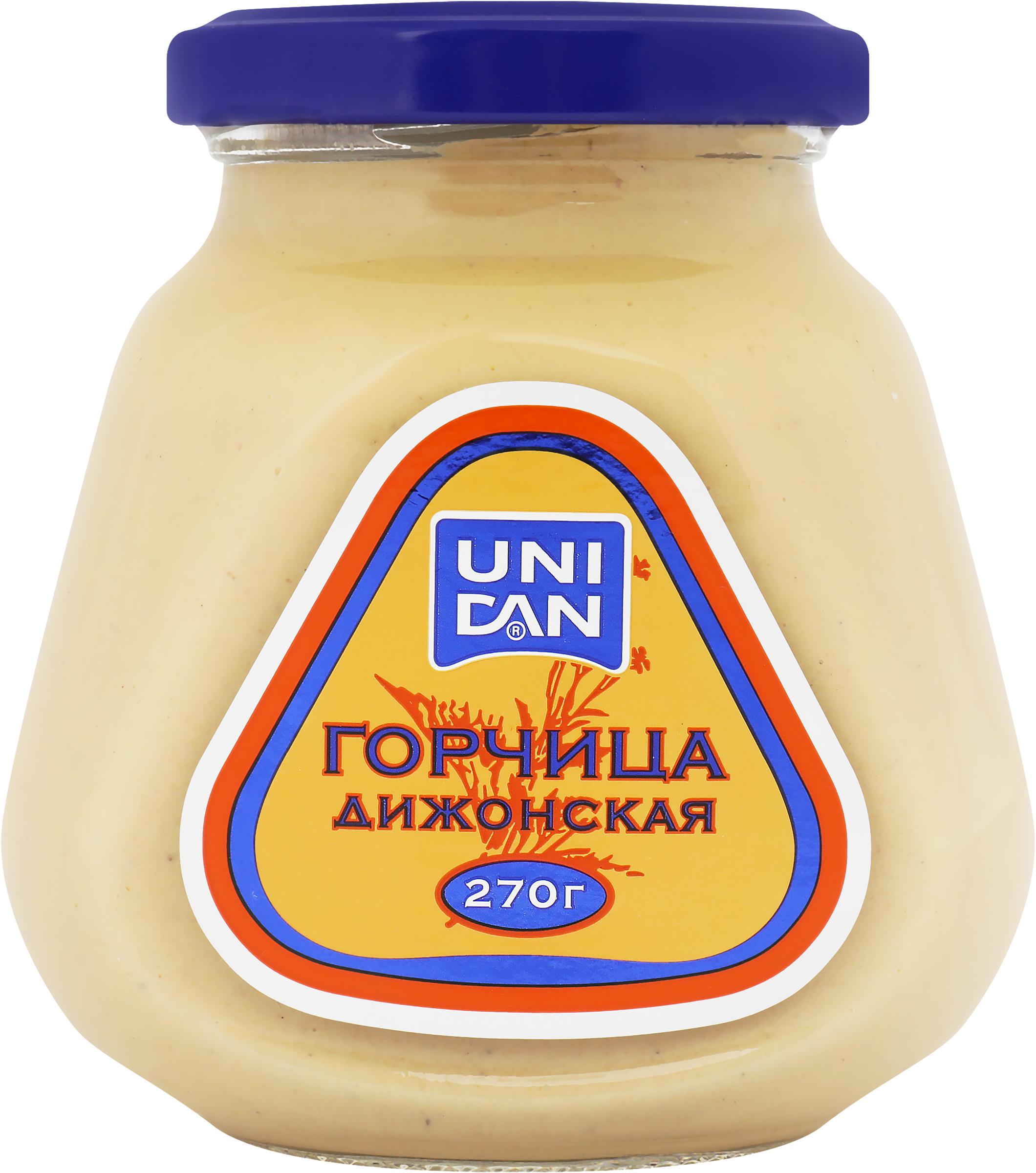 Изображение товара Горчица UNI DAN Дижонская 270г натуральный соус для мясных и рыбных блюд