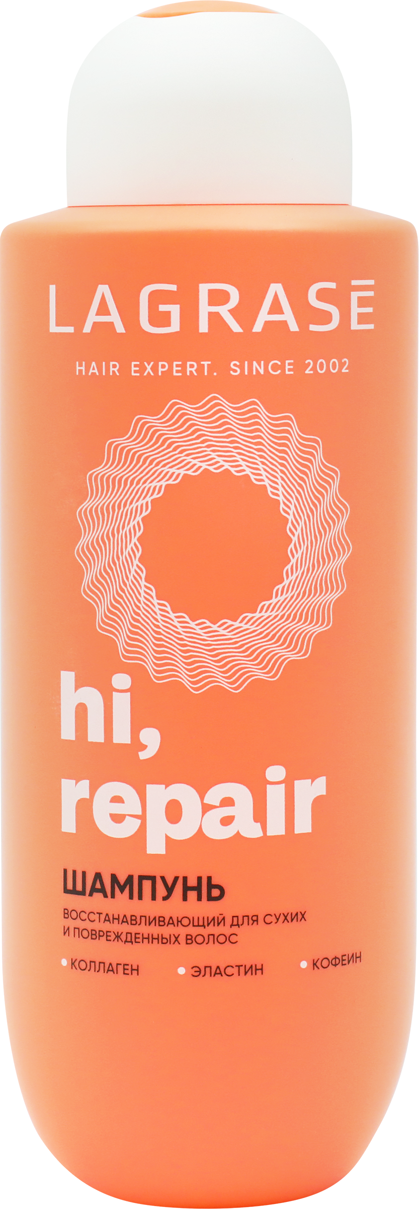 Изображение товара Шампунь для сухих и поврежденных волос LA GRASE Hi, repair восстанавливающий, 500мл