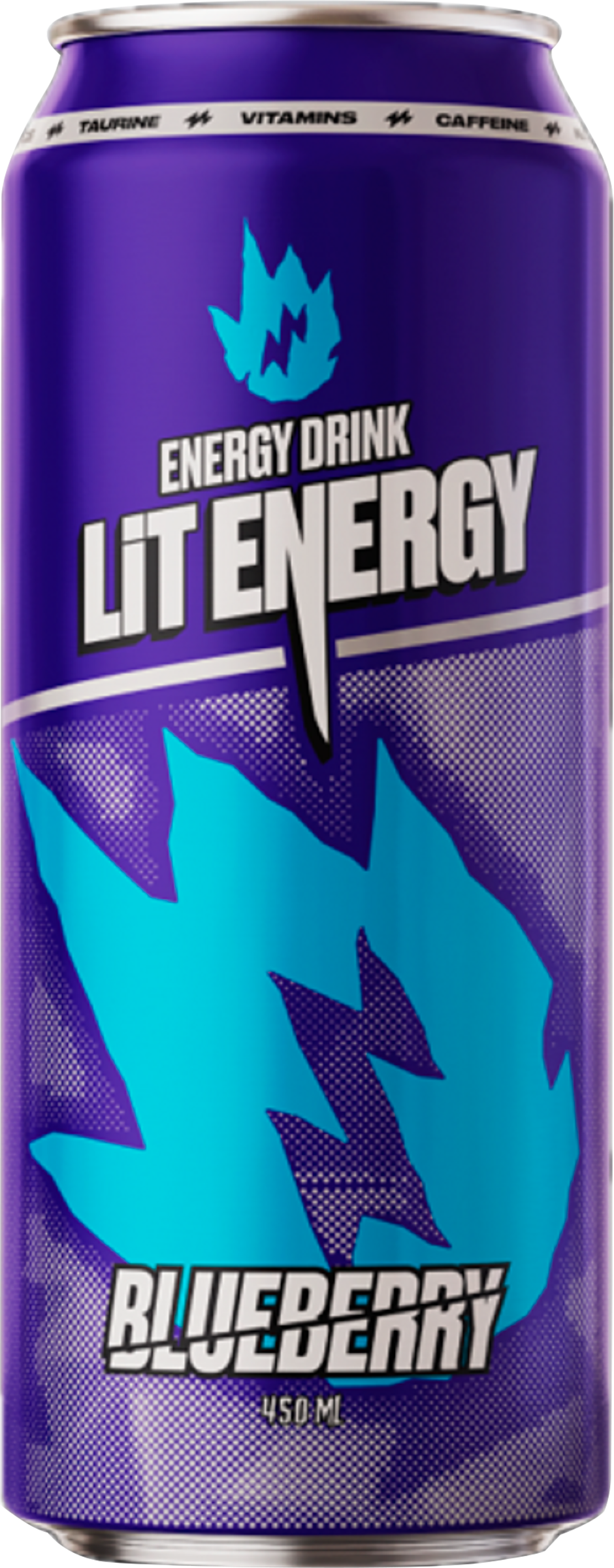 Изображение товара Энергетический напиток LIT ENERGY Blueberry 0.45л газированный черника