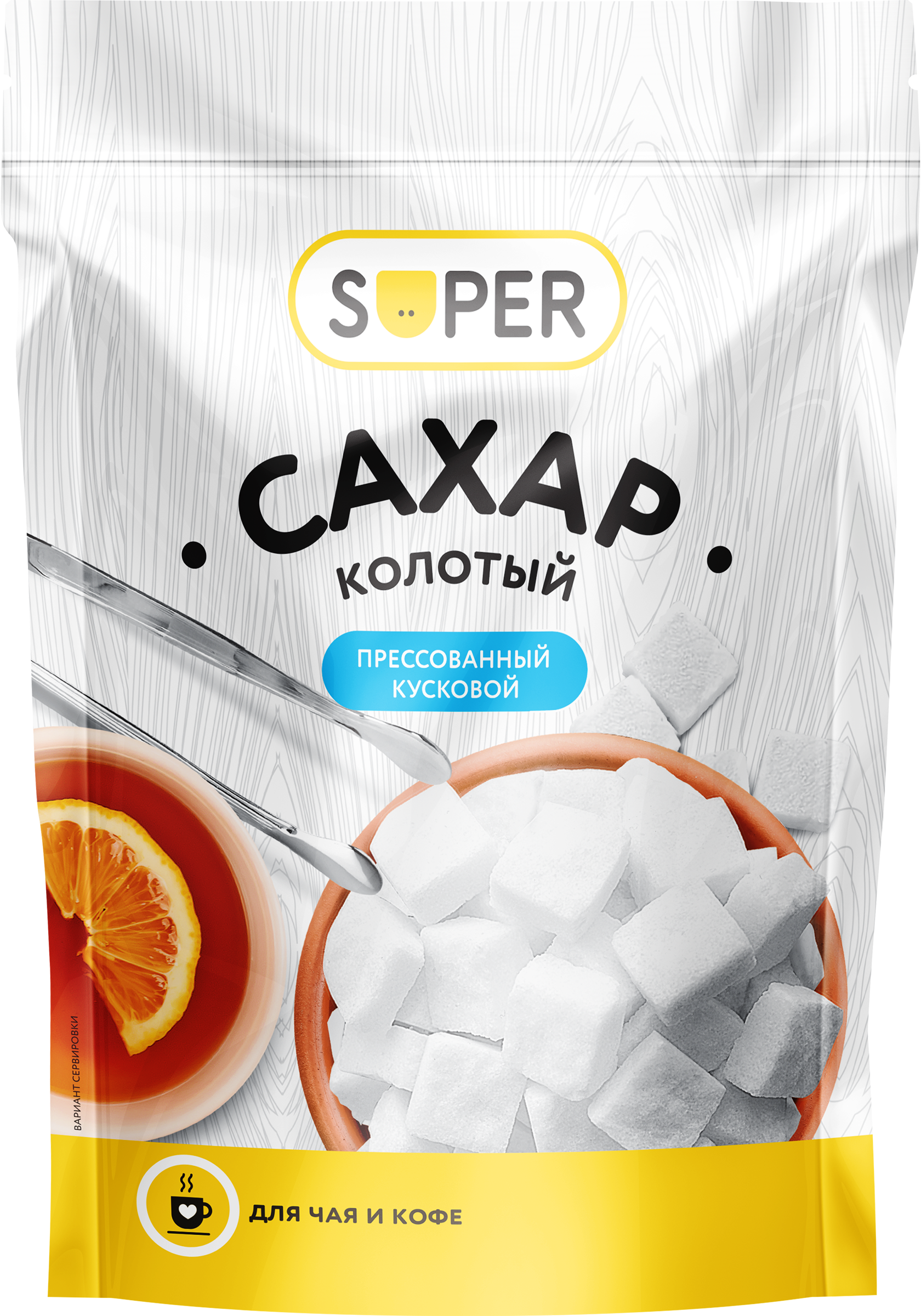 Изображение товара Сахар прессованный SUPER кусковой, колотый, 380г