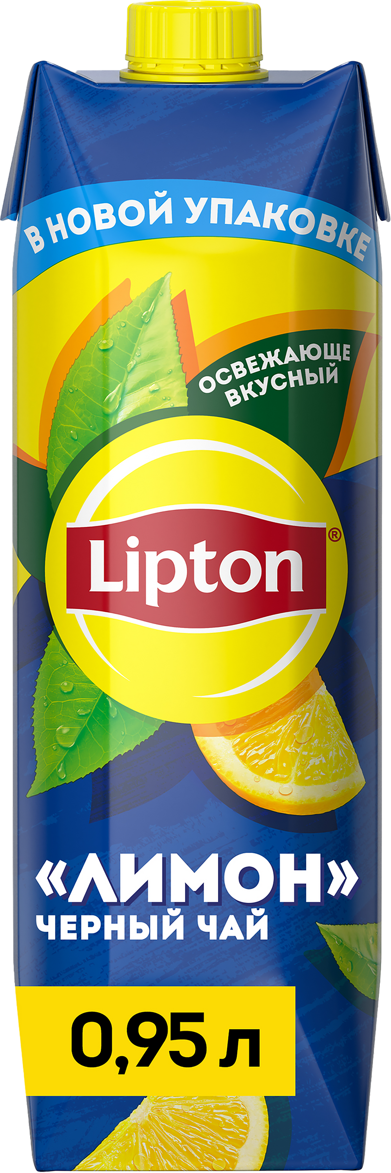 Изображение товара Напиток LIPTON Черный чай со вкусом лимона 0.95л негазированный