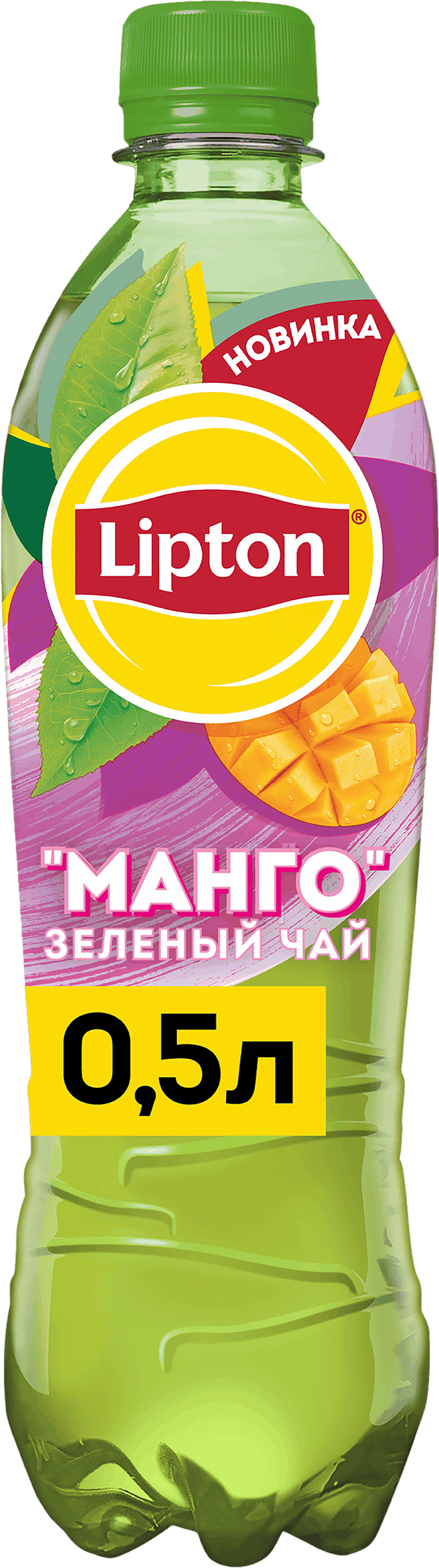 Изображение товара Напиток LIPTON Зеленый чай со вкусом манго 0.5л негазированный