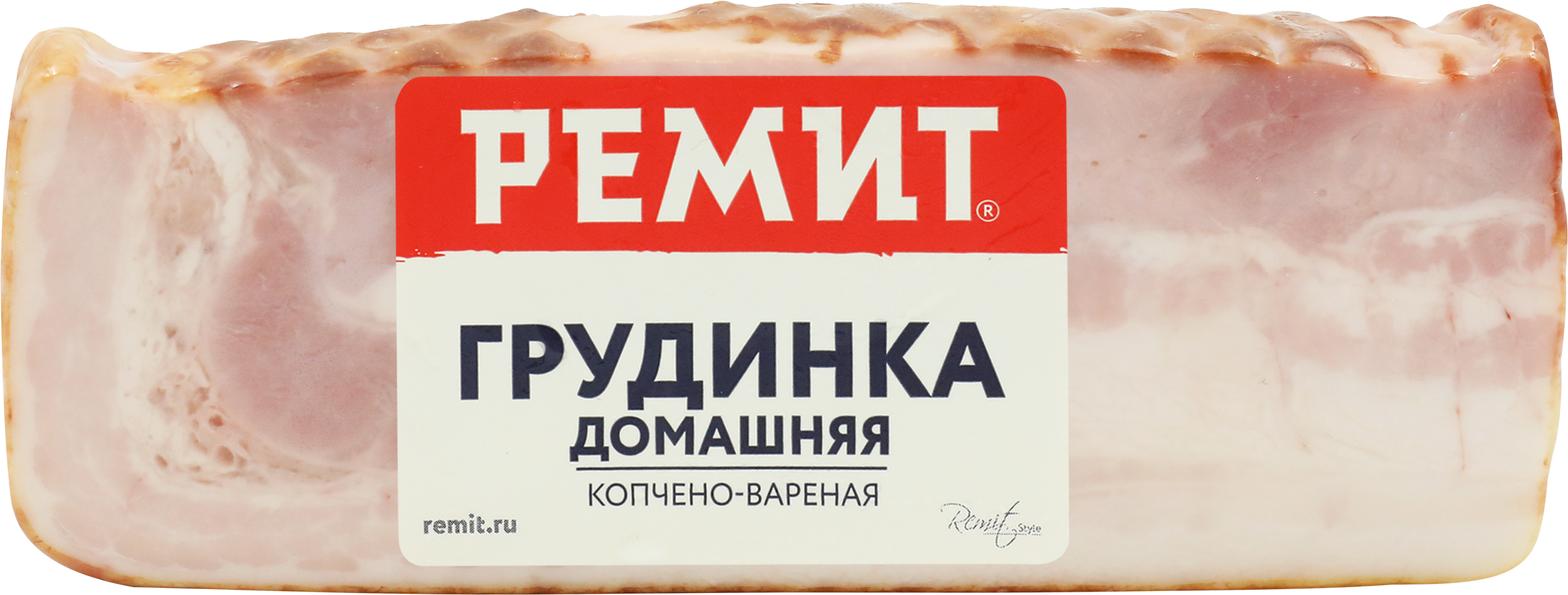 Изображение товара Грудинка копчено-вареная РЕМИТ Домашняя 1 кг для праздничных и ежедневных блюд