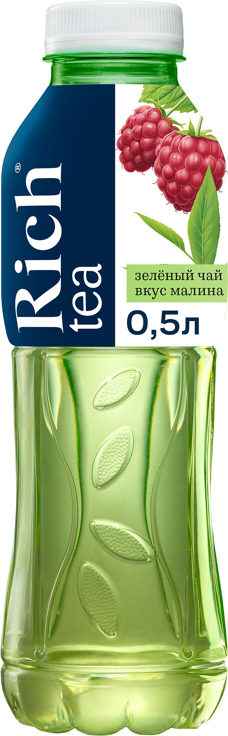 Изображение товара Напиток RICH Зеленый чай Малина, 0.5л