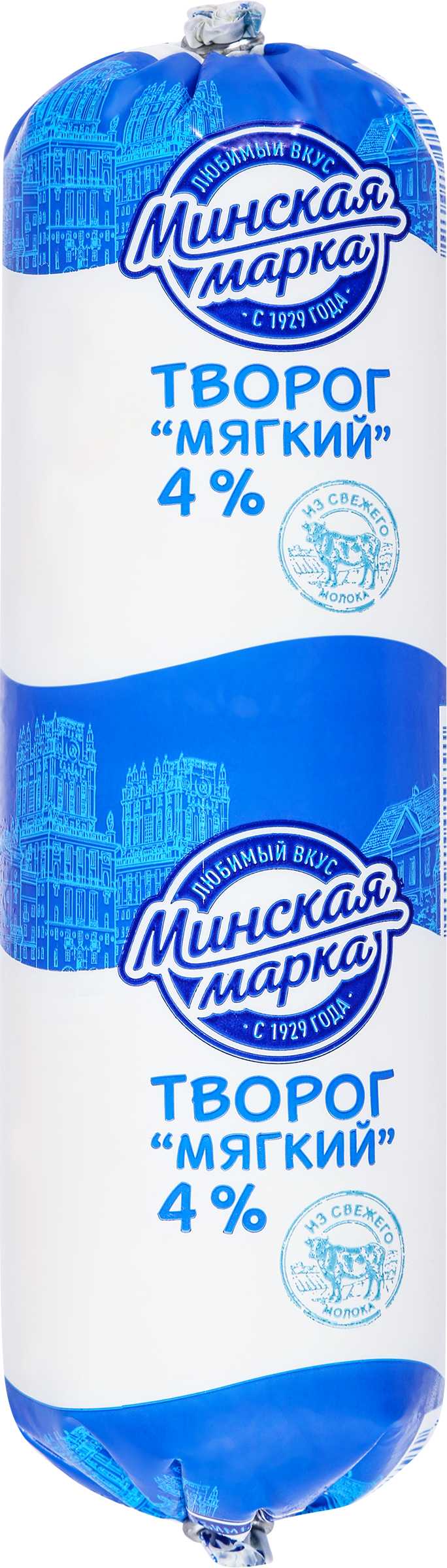 Изображение товара Творог мягкий МИНСКАЯ МАРКА 4%, без змж, 400г