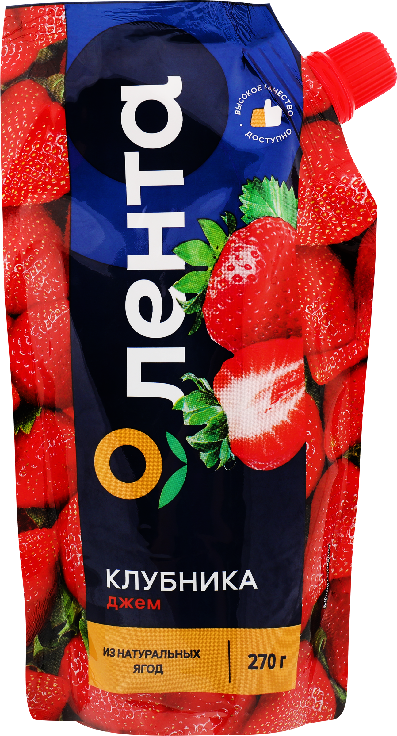 Изображение товара Джем ЛЕНТА Клубничный, 270г