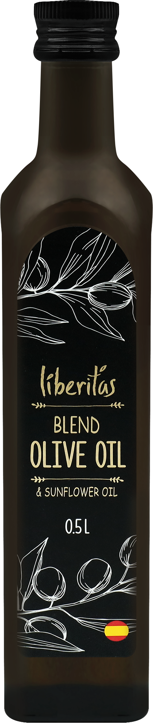 Изображение товара Масло оливковое LIBERITAS Blend Olive Oil, c добавлением подсолнечного рафинированного, 500мл