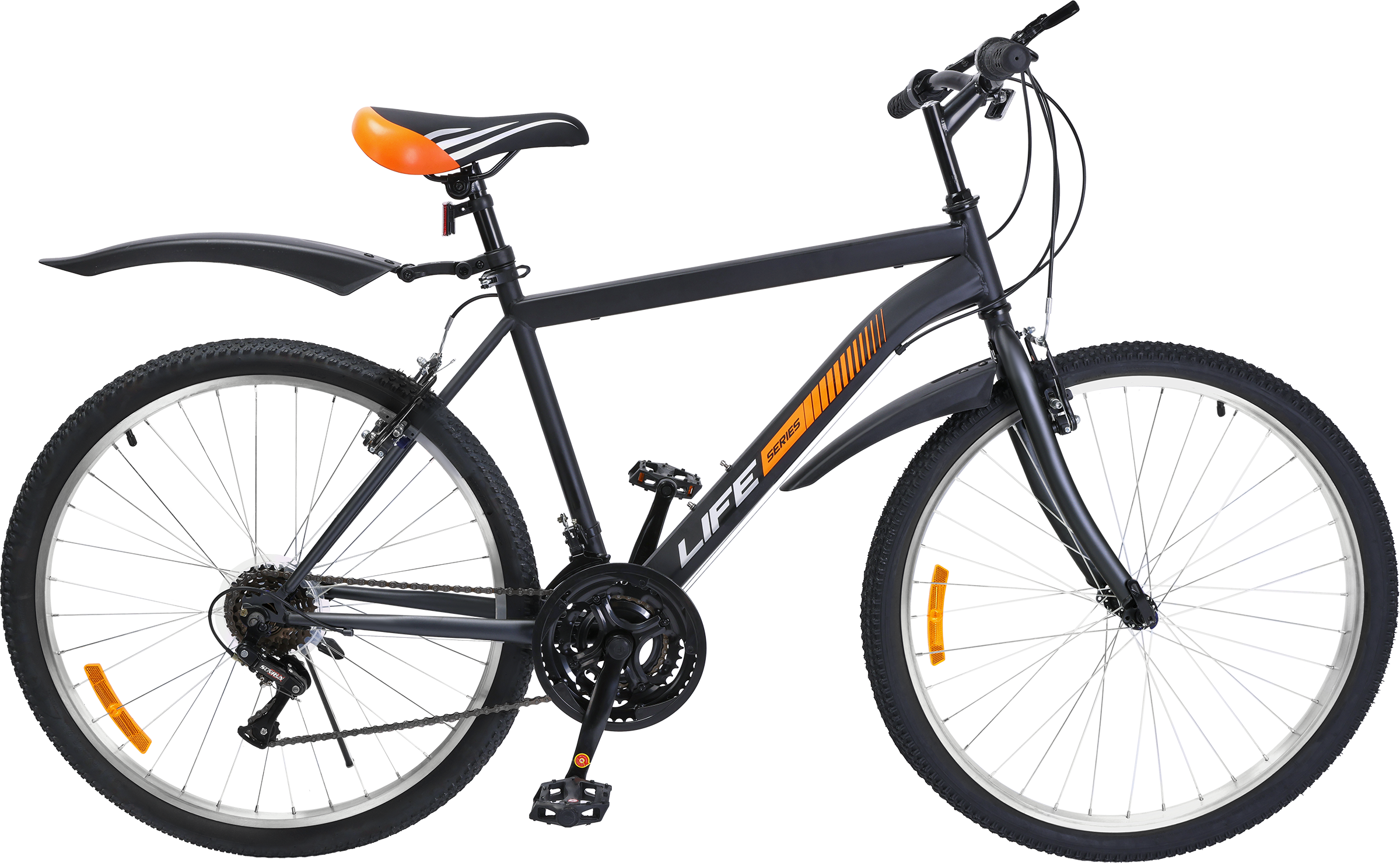 Изображение товара Велосипед ACTIWELL Life, колеса 26" стальная рама 18 скоростей, в ассортименте, Арт. LFE26ST-M