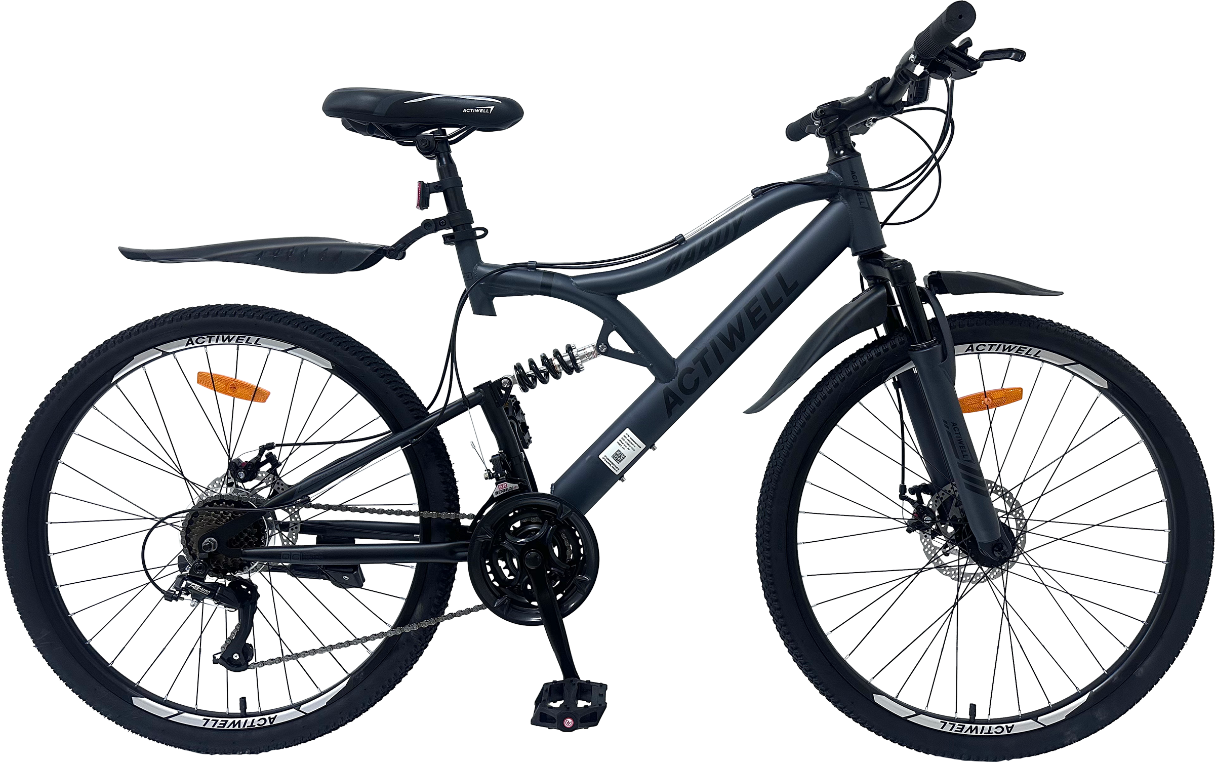 Изображение товара Велосипед горный ACTIWELL Hardy, колеса 26" стальная рама 18 скоростей, в ассортименте, Арт. HRD26ST-U