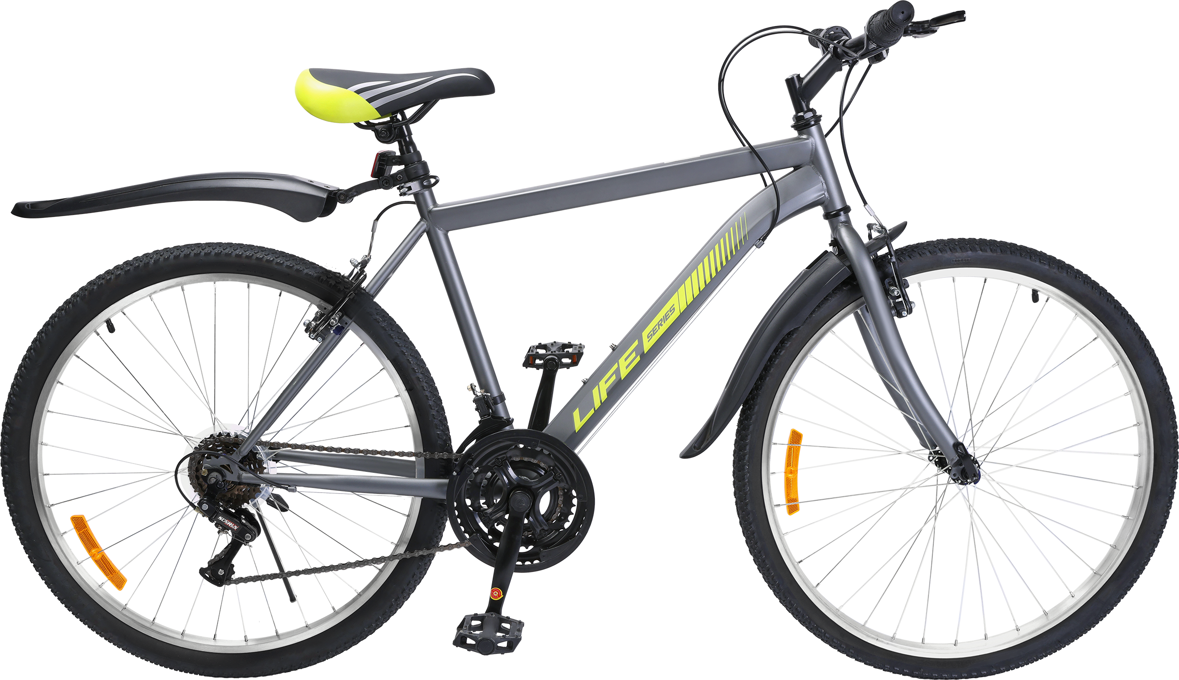 Изображение товара Велосипед ACTIWELL Life, колеса 26" стальная рама 18 скоростей, в ассортименте, Арт. LFE26ST-M