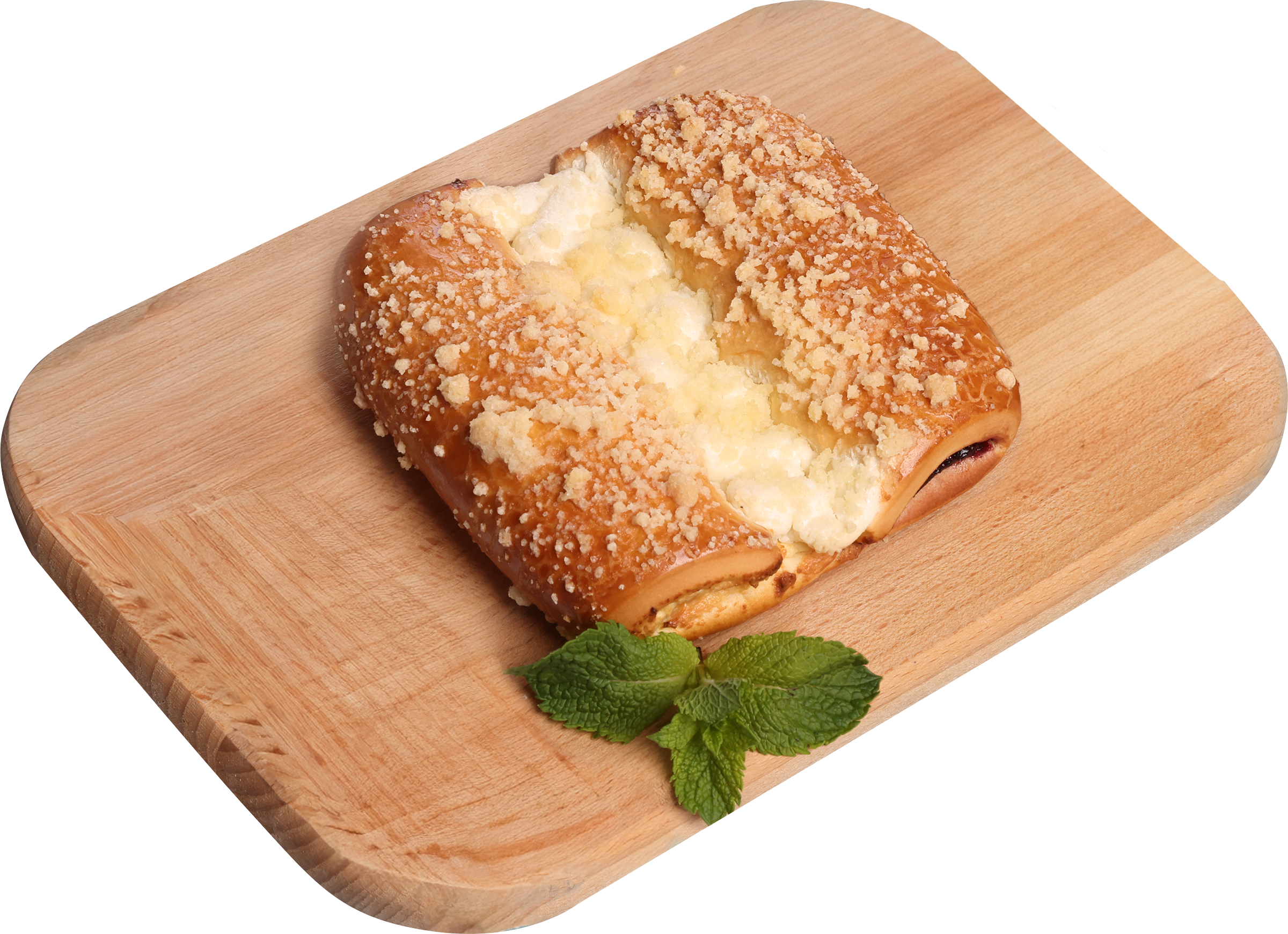 Изображение товара Сладкая сдоба с творогом и черной смородиной 130г - вкусное печенье для перекуса