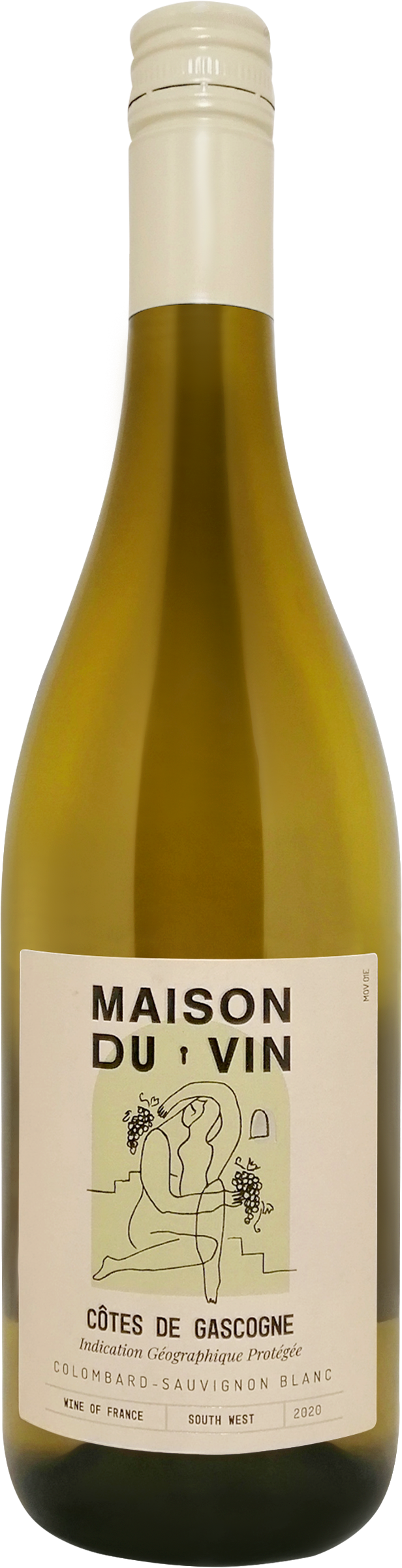 Изображение товара Вино MAISON DU VIN COTES DE GASCOGNE белое полусухое 0.75л Франция