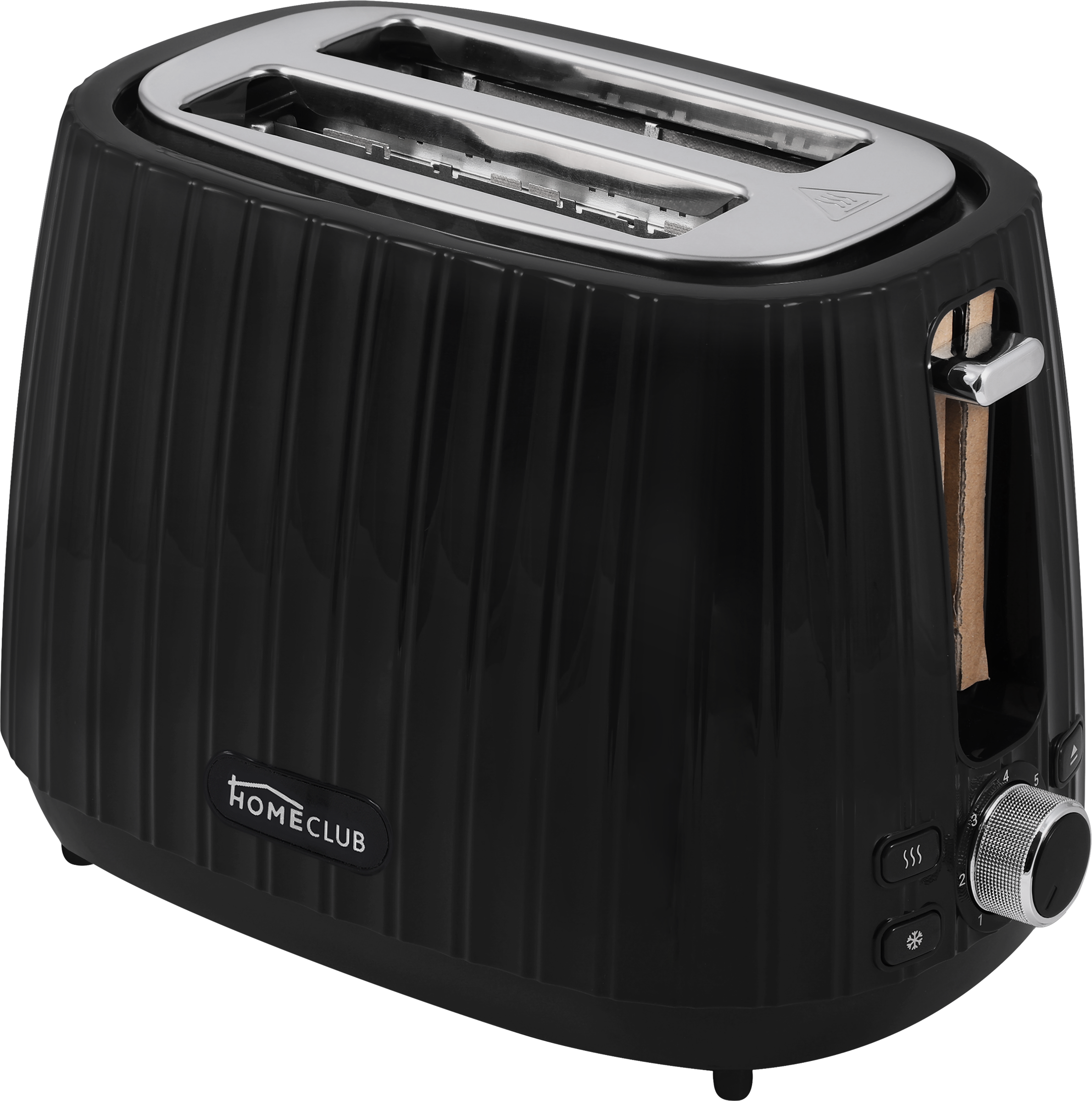 Изображение товара Тостер HOMECLUB Ribed 9 программ механический от сети 220В черный