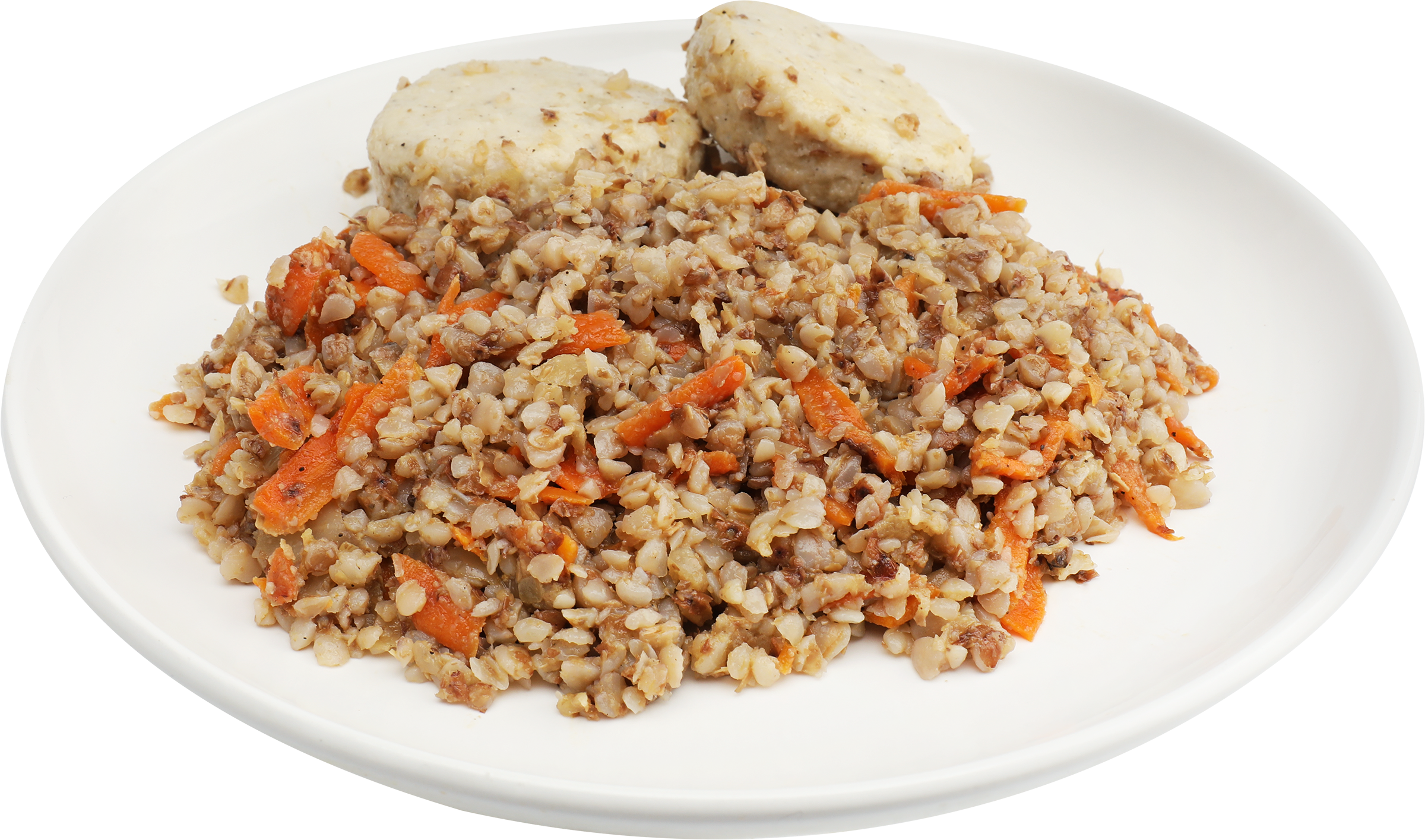 Изображение товара Биточки паровые ВКУСНО ЖИТЬ с гречкой и овощами, 250г