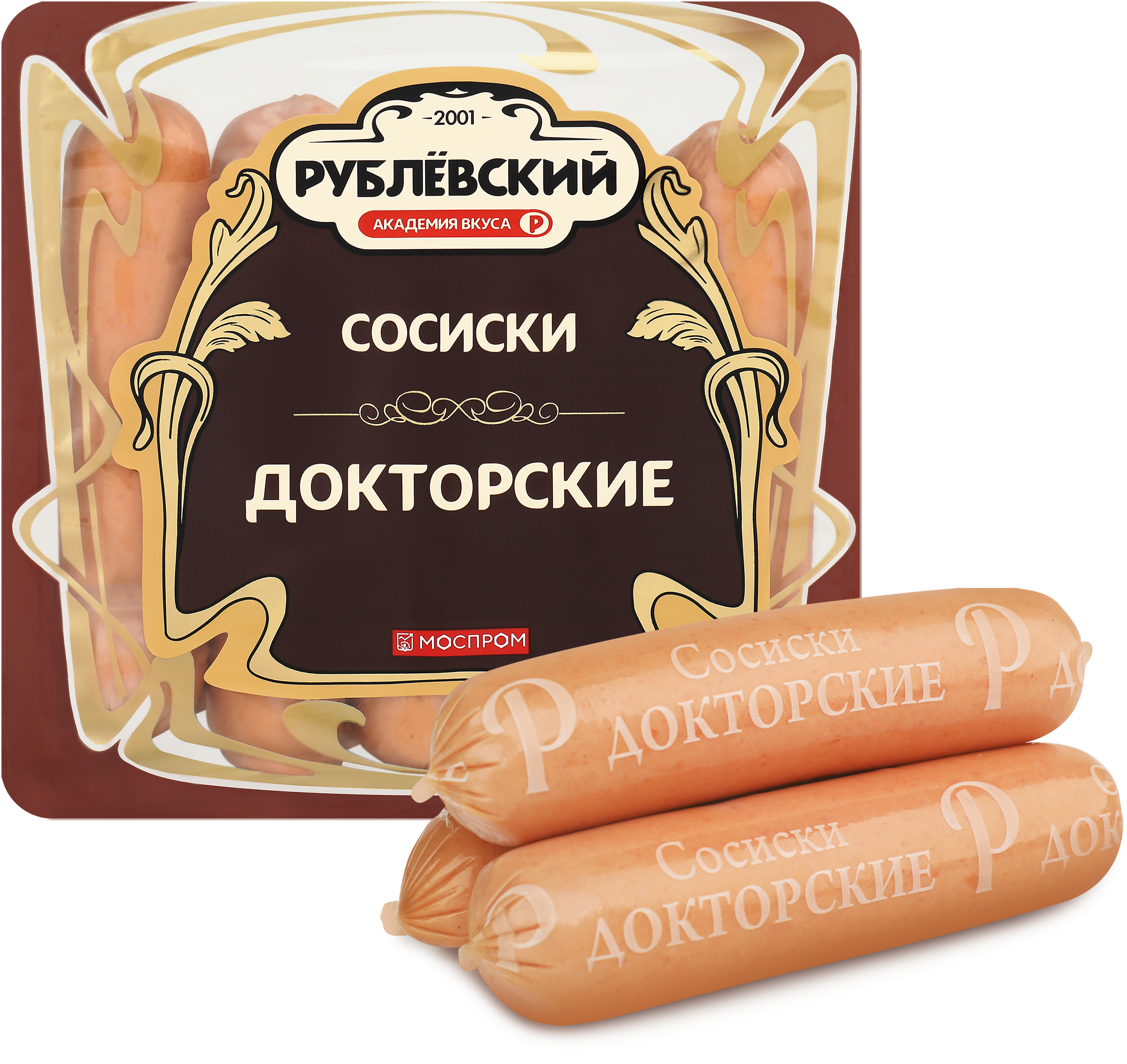 Изображение товара Сосиски РУБЛЁВСКИЙ Докторские, категория В, 430г