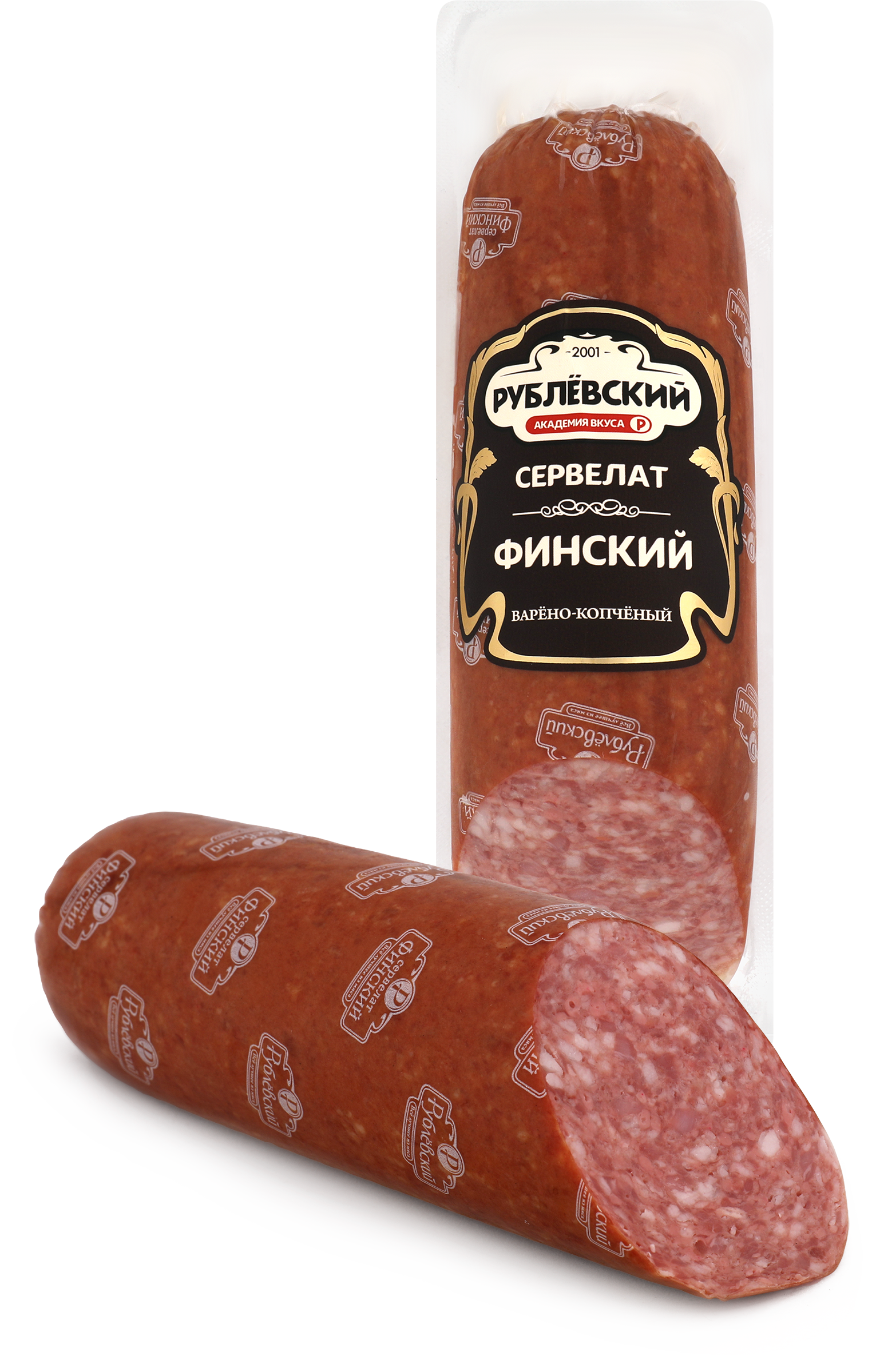 Изображение товара Колбаса копчено-вареная РУБЛЁВСКИЙ Сервелат Финский, категория Б, 300г