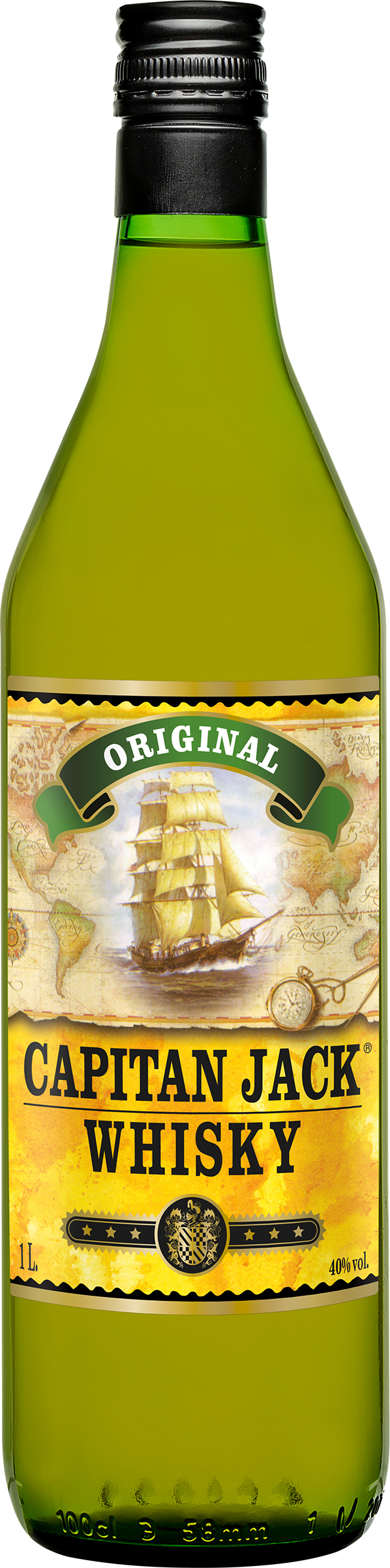 Виски CAPITAN JACK купажированный 40%, купить со скидкой