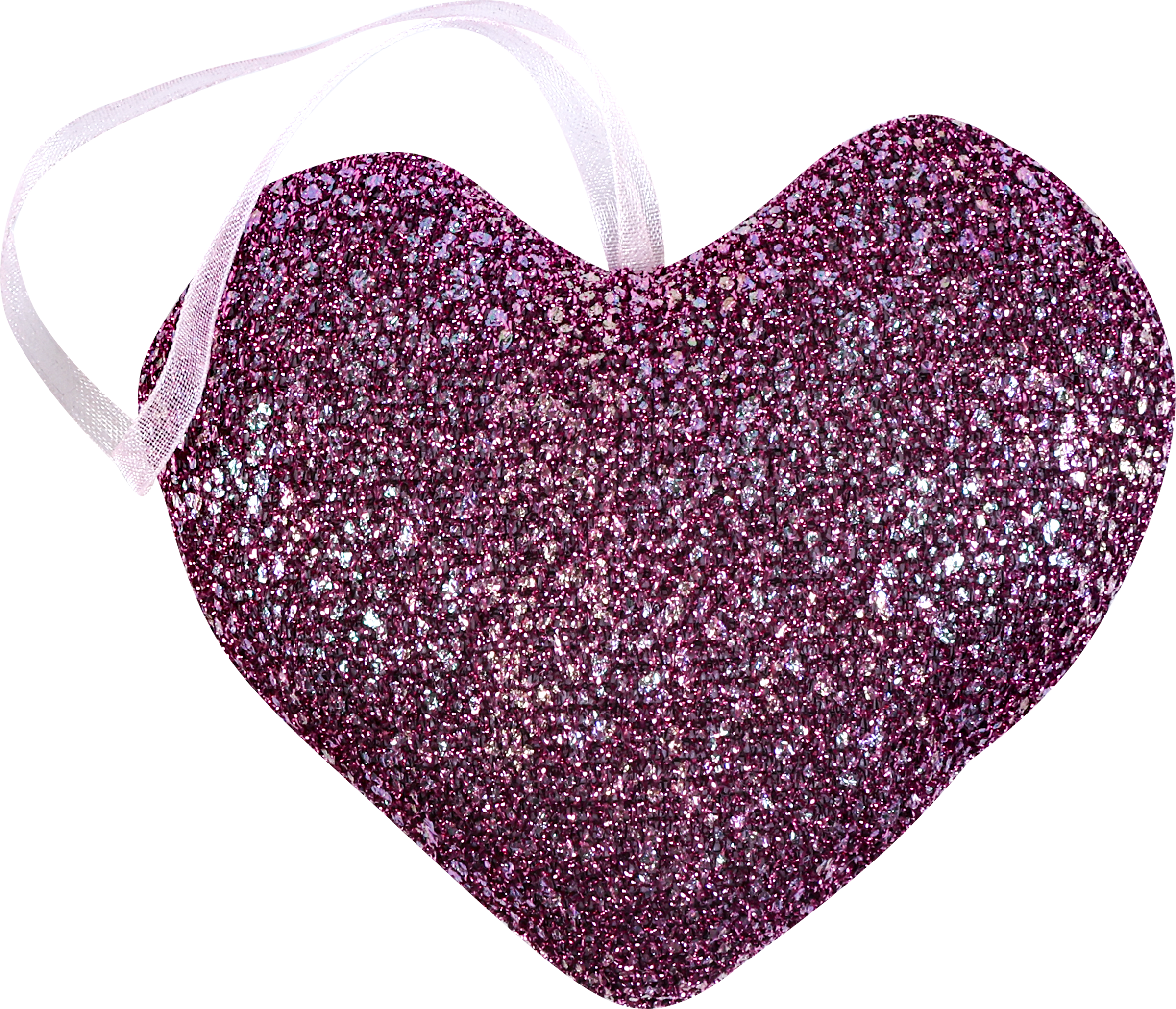 Изображение товара ЕЛОЧНОЕ УКРАШЕНИЕ HOMECLUB Звезда сердечко 9см текстиль для новогоднего декора